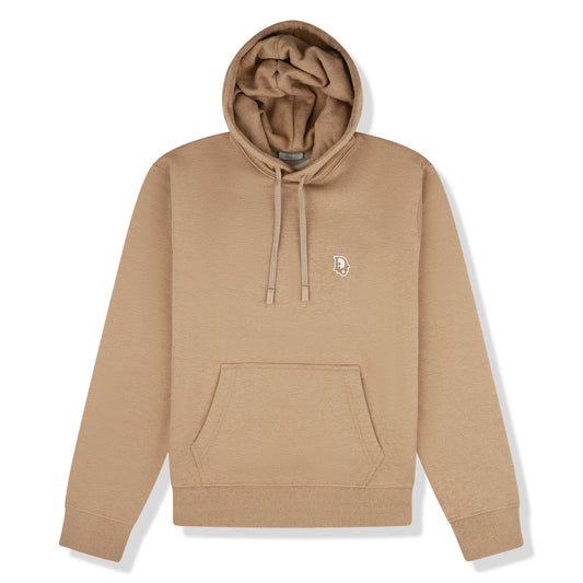 Dior Oblique Patch Cashmere And Wool Beige Hoodie