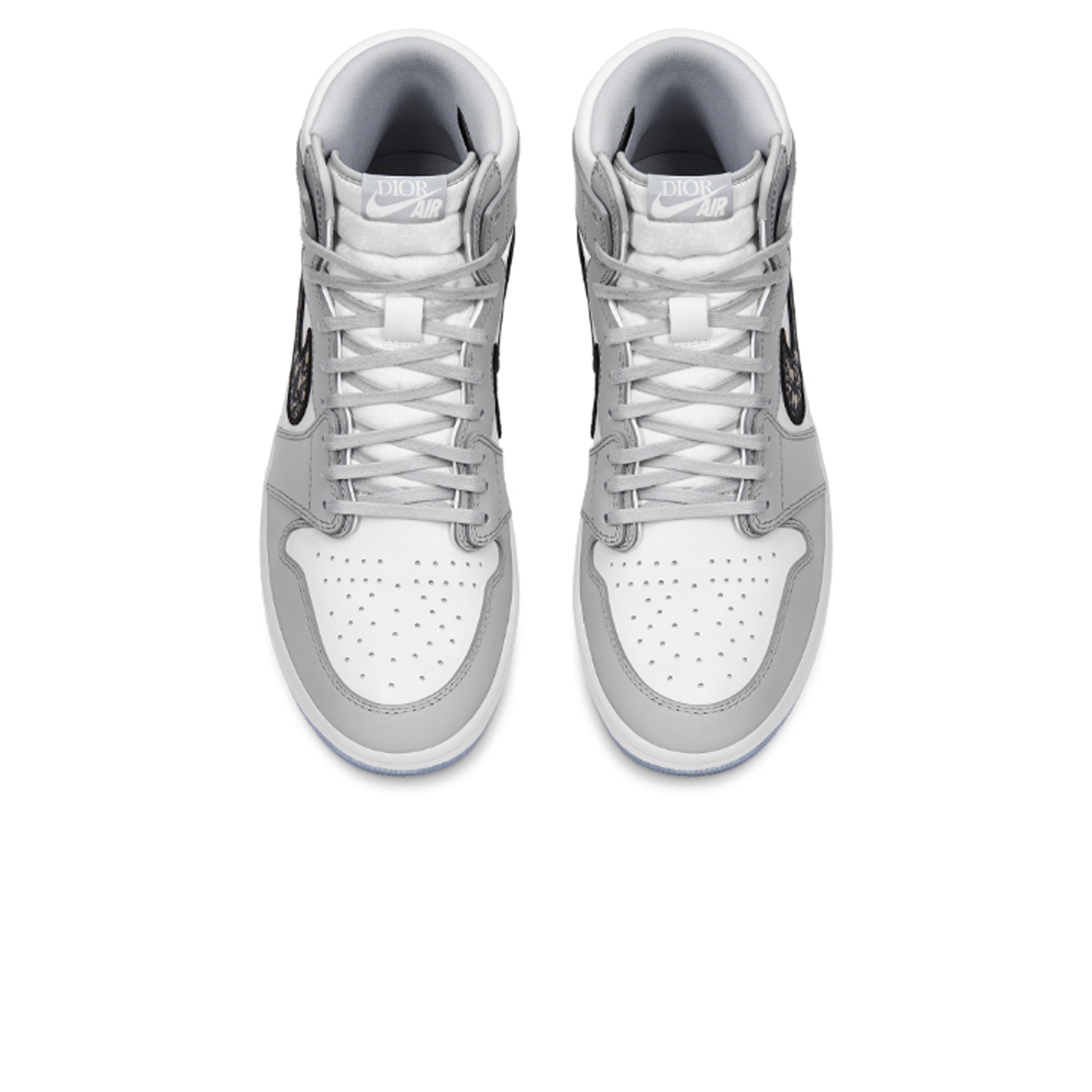 Image of Dior x Air Jordan 1 High OG Grey Sneaker