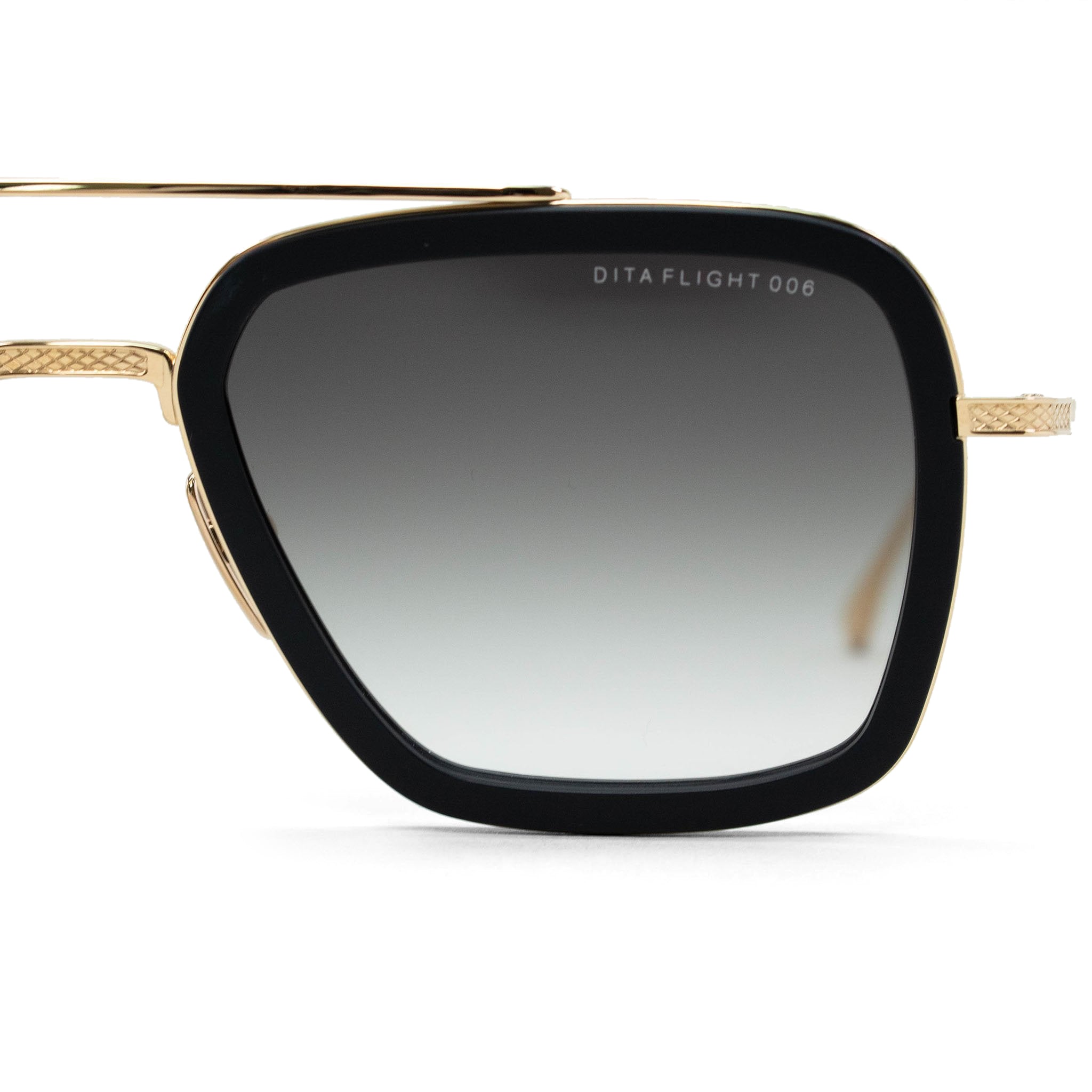 Image of Dita Eyewear 7806 Flight 006 Black Gold Sunglasses