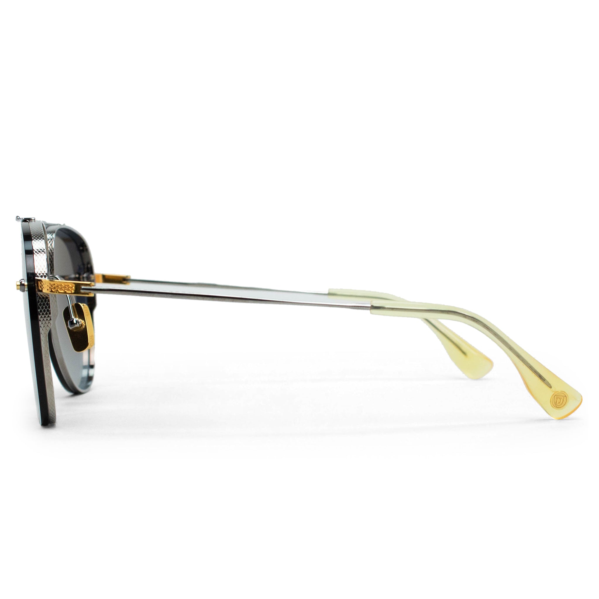 Image Of Dita Eyewear Decade Two DRX-2082 Palladium/Yellow Gold Sunglasses