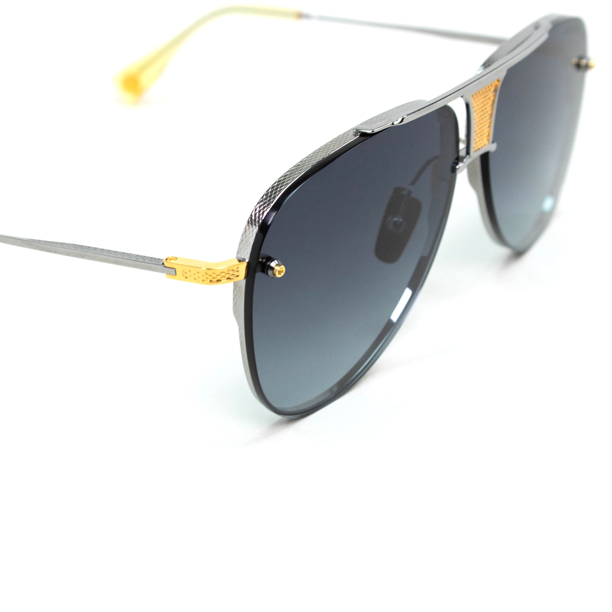Image Of Dita Eyewear Decade Two DRX-2082 Palladium/Yellow Gold Sunglasses