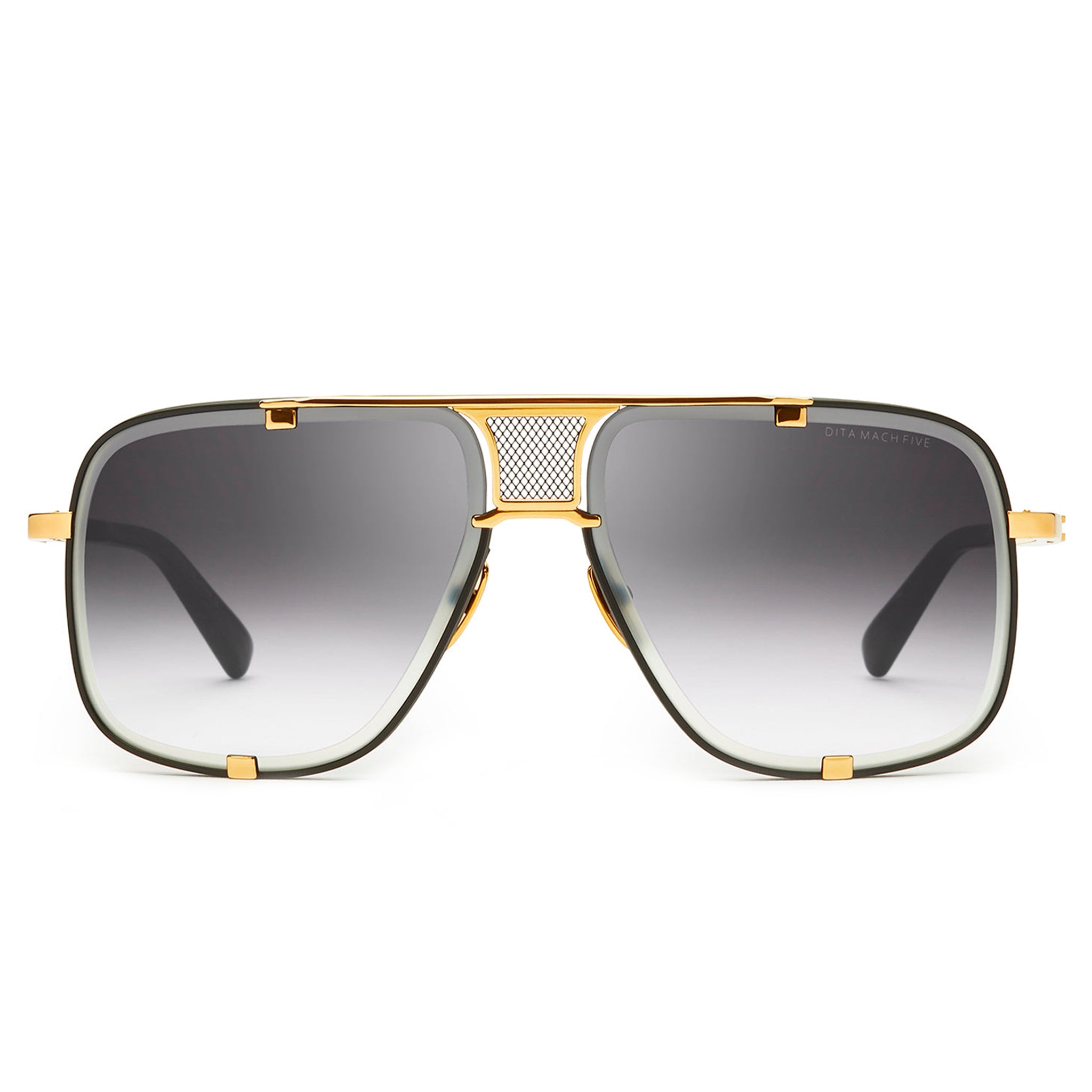Image of Dita Eyewear Mach Five Black Gold Sunglasses