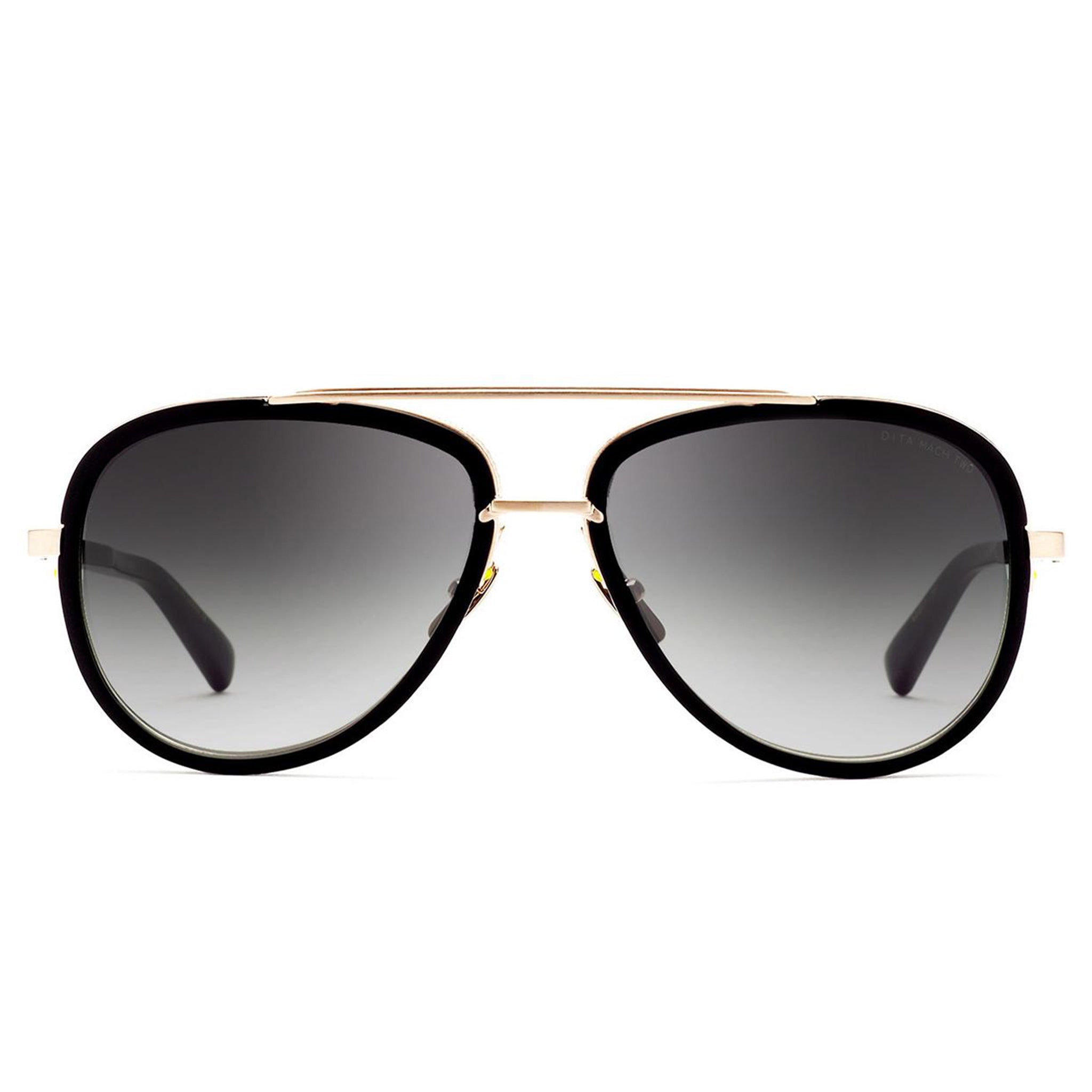 Image of Dita Eyewear Mach Two Black White Gold Sunglasses