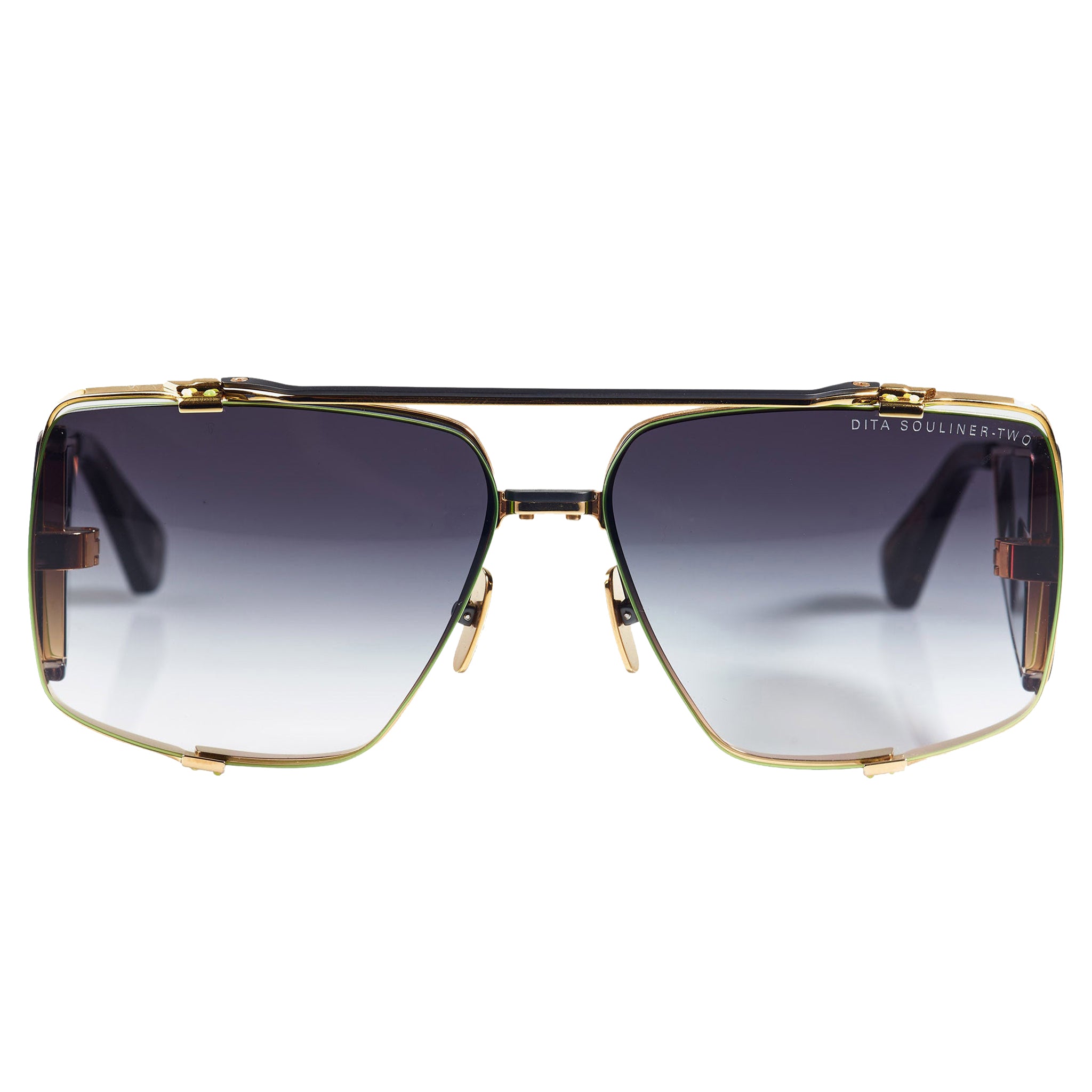 Sporten landheer Halloween Dita Eyewear Souliner Two Black Gold Sunglasses – Crepslocker