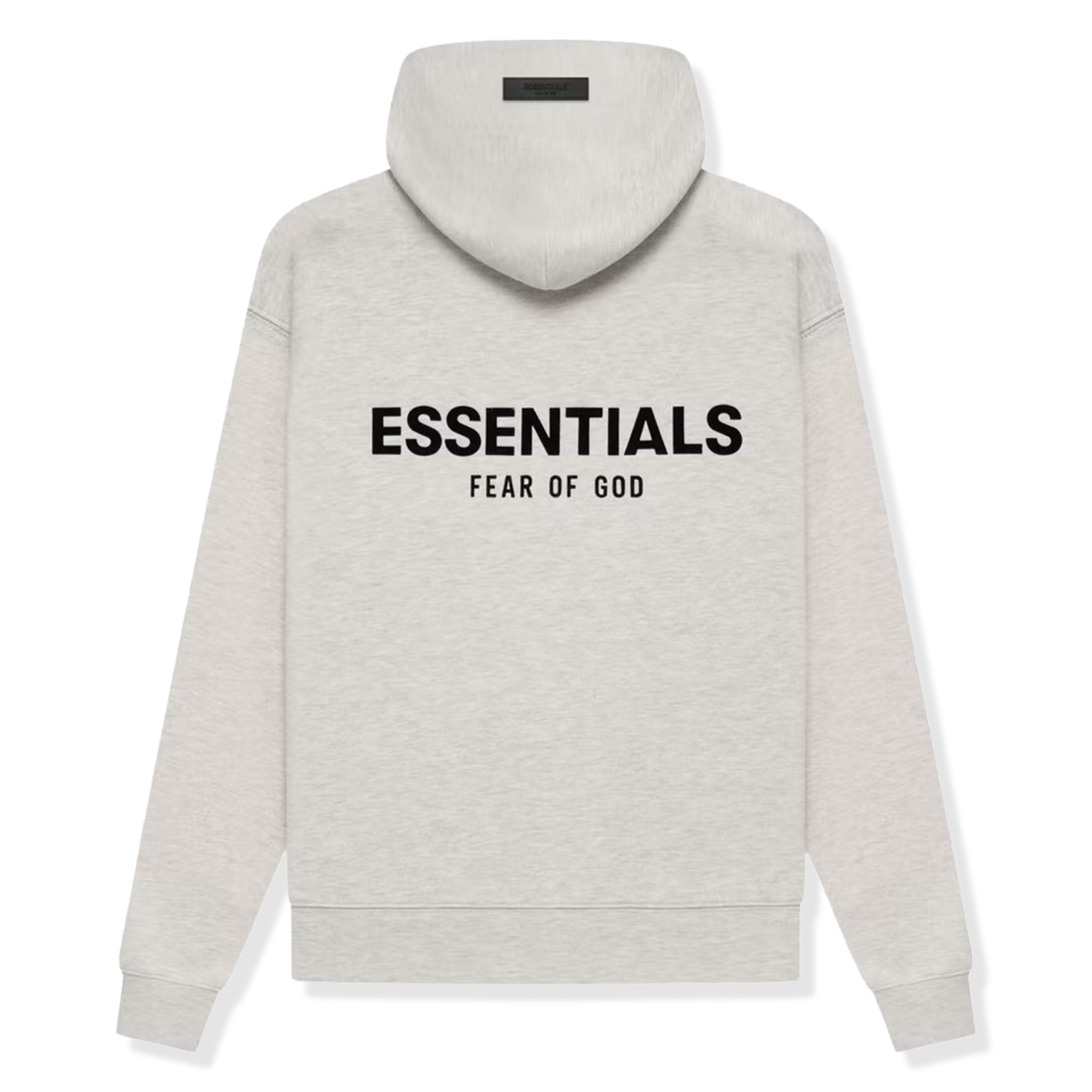 Image of Fear Of God Essentials Light Heather Oatmeal Hoodie (SS22)