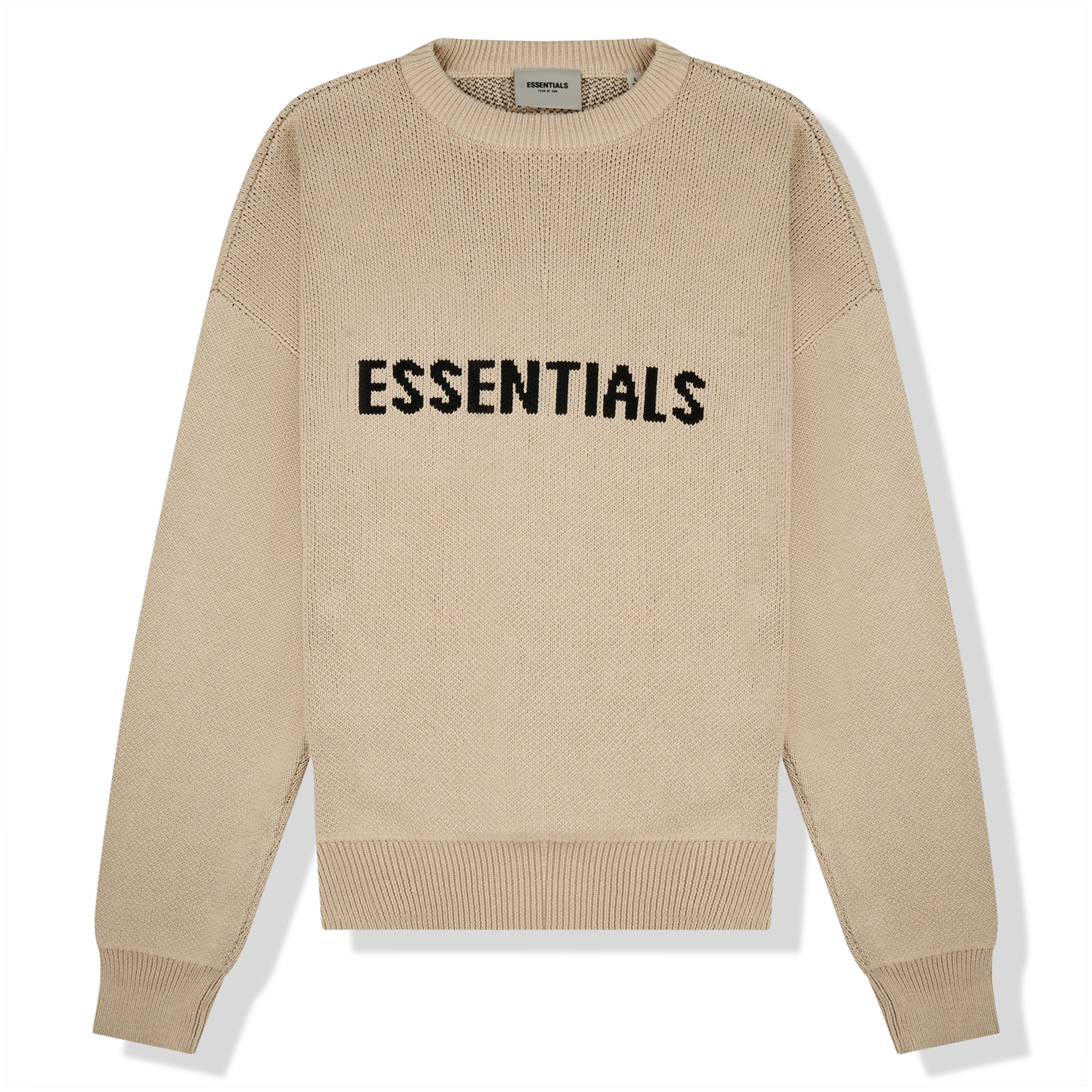 Image of Fear Of God Essentials Linen Knit Sweatshirt