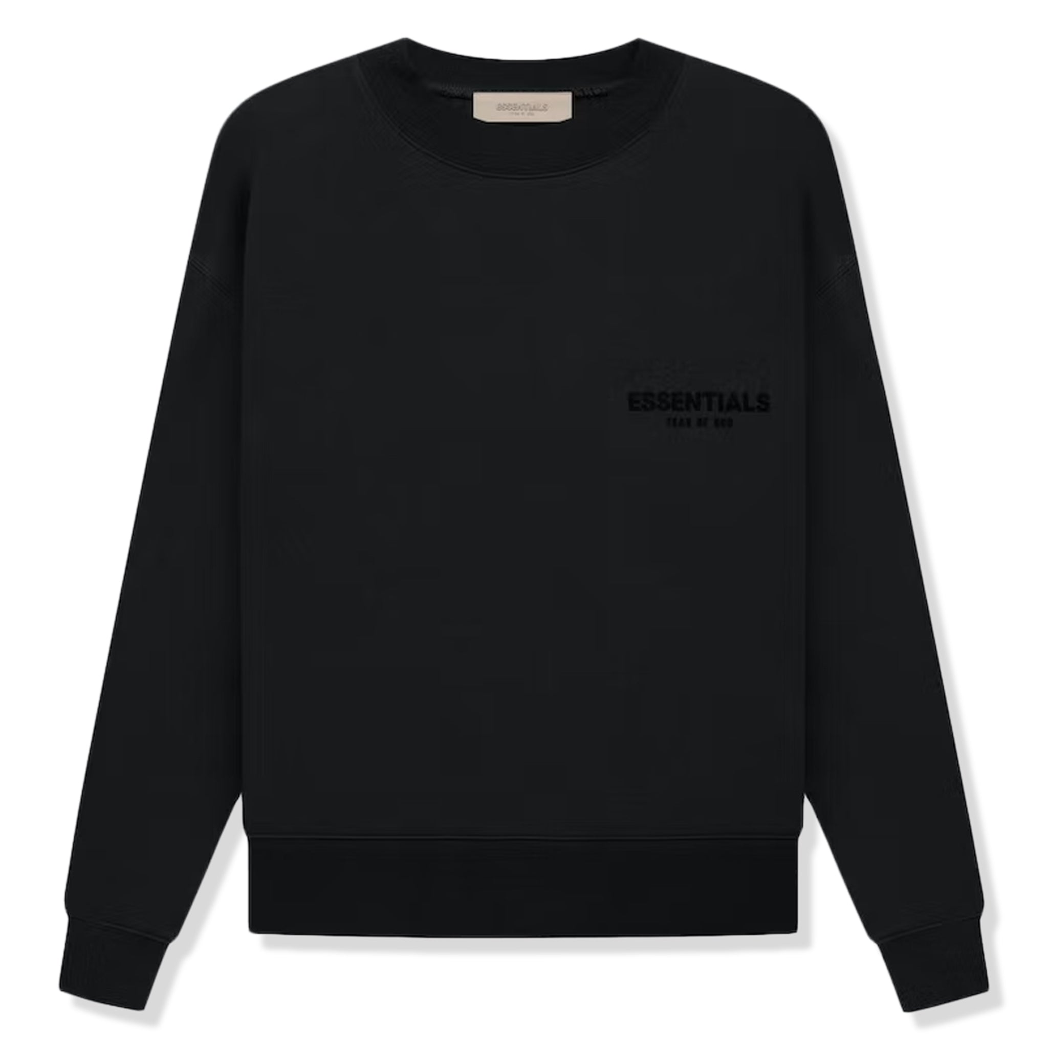 Image of Fear of God Essentials Black Crewneck (SS22)