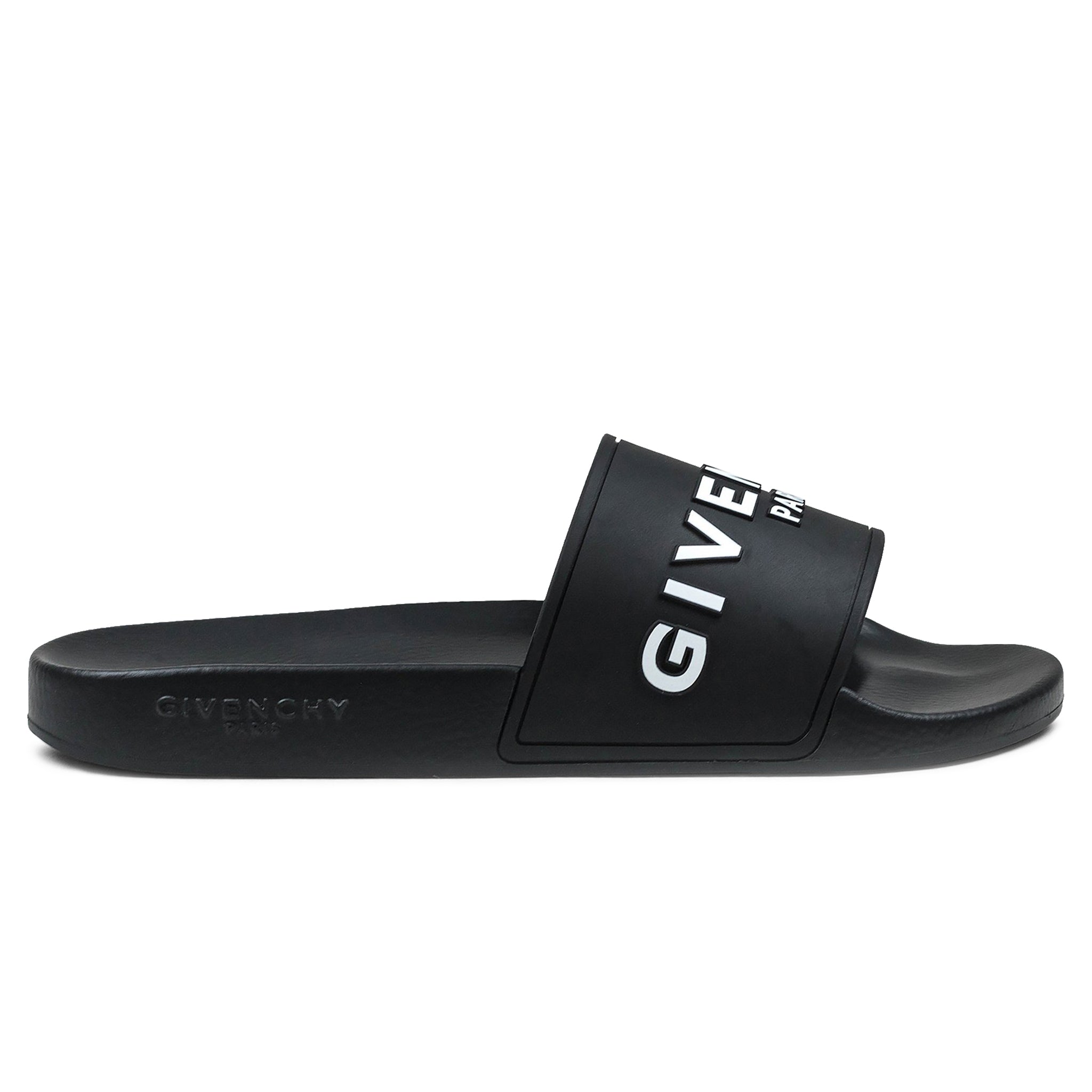 Image of Givenchy Paris 3D Black Pool Slides