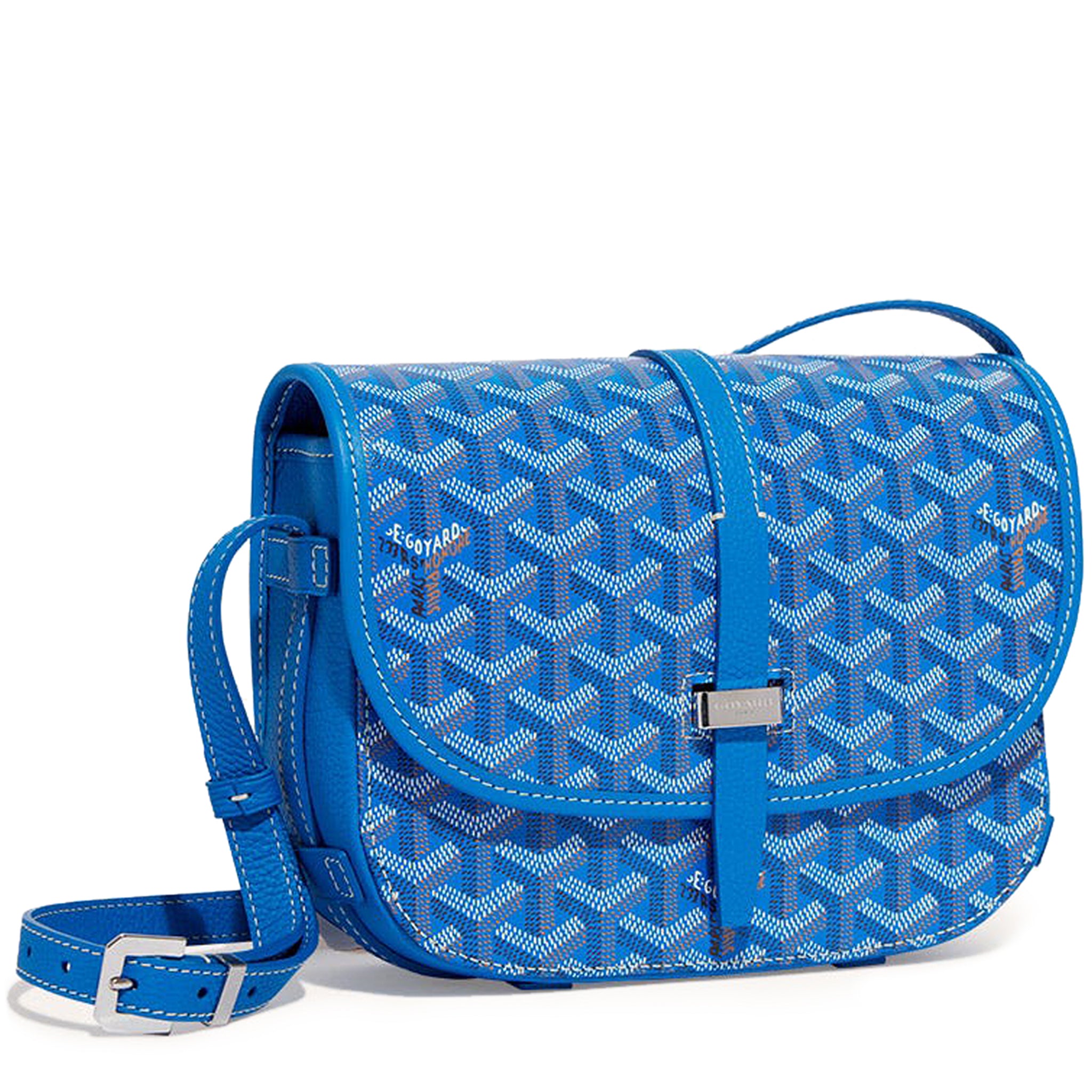 Goyard Goyardine Belvedere II Sky Blue PM Messenger Bag 57 OFF Goyard Goyardine Belvedere II Sky Blue PM Messenger Bag 57 OFF