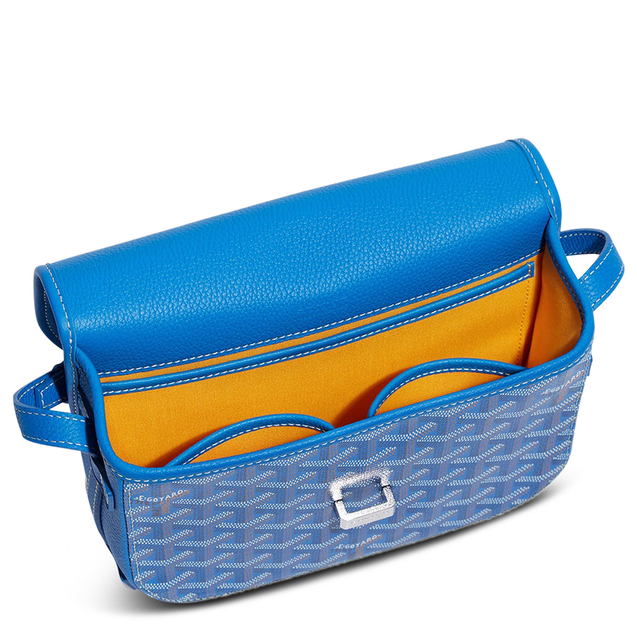 Image of Goyard Goyardine Belvedere II Sky Blue PM Messenger Bag