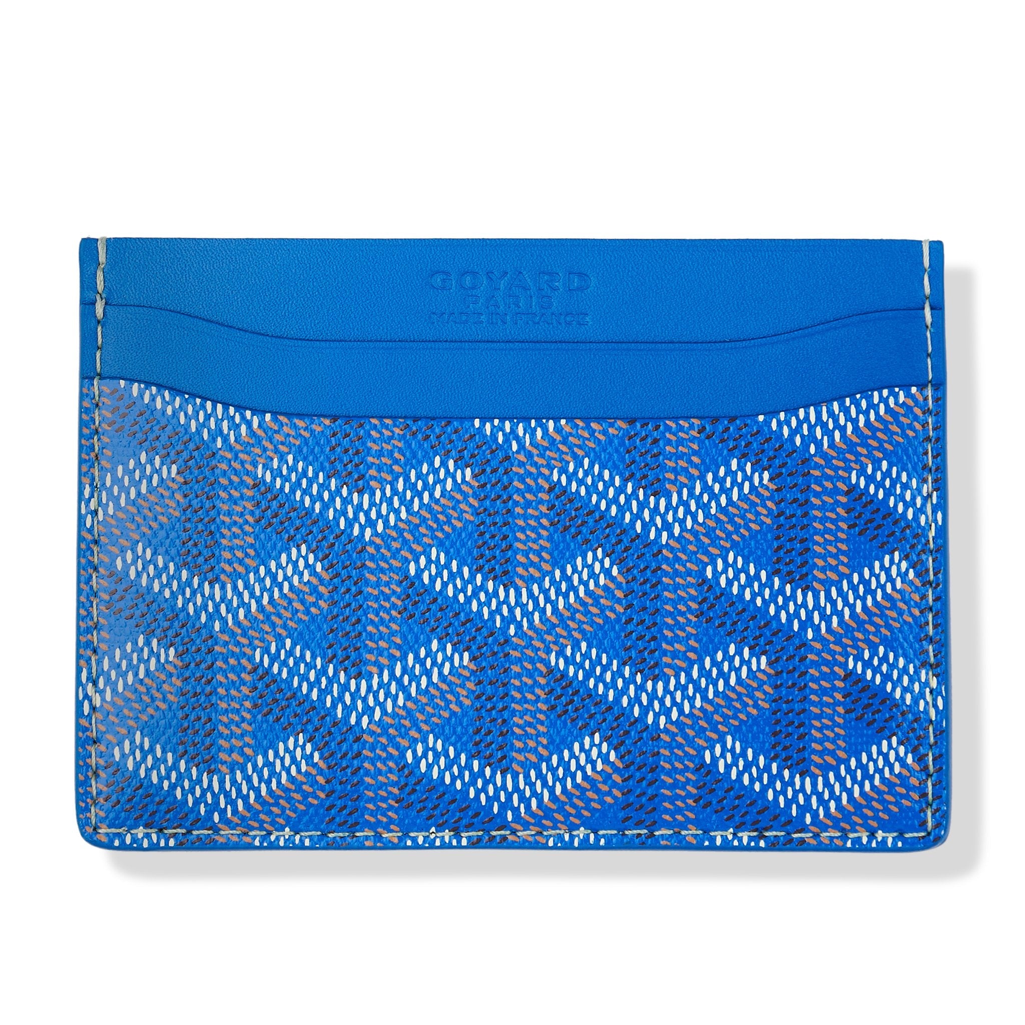 Image of Goyard Sulpice Sky Blue Card Holder