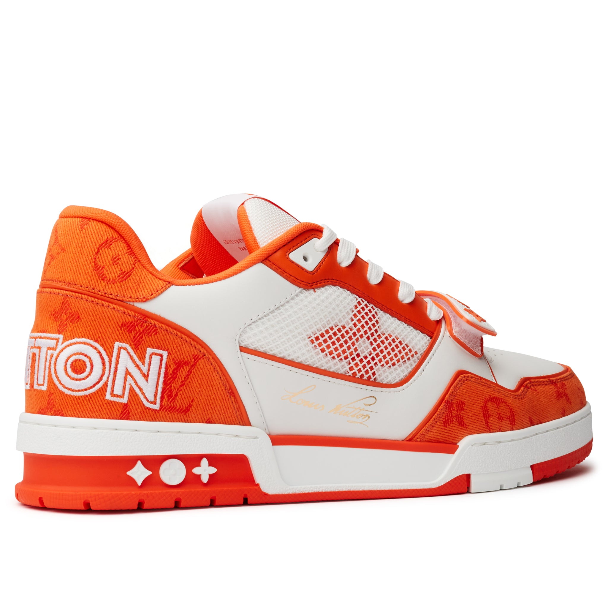 Image of Louis Vuitton LV Trainer Orange Sneaker