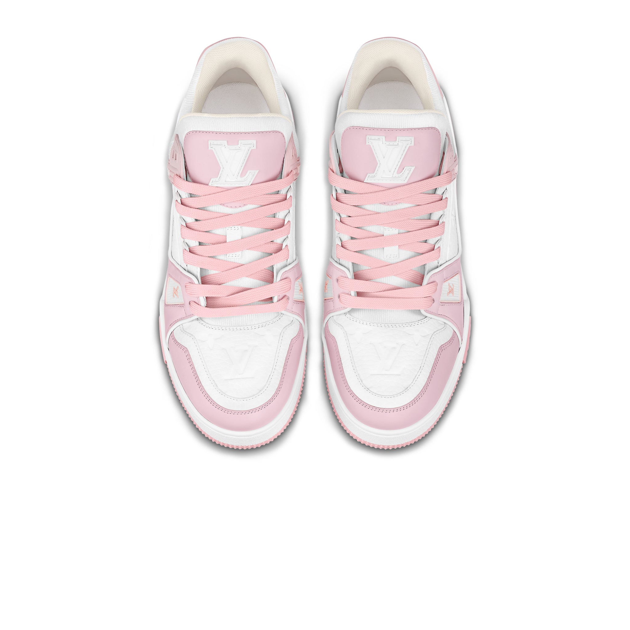 Pre-owned Louis Vuitton X Virgil Abloh Lv Trainer Shoes In Pink