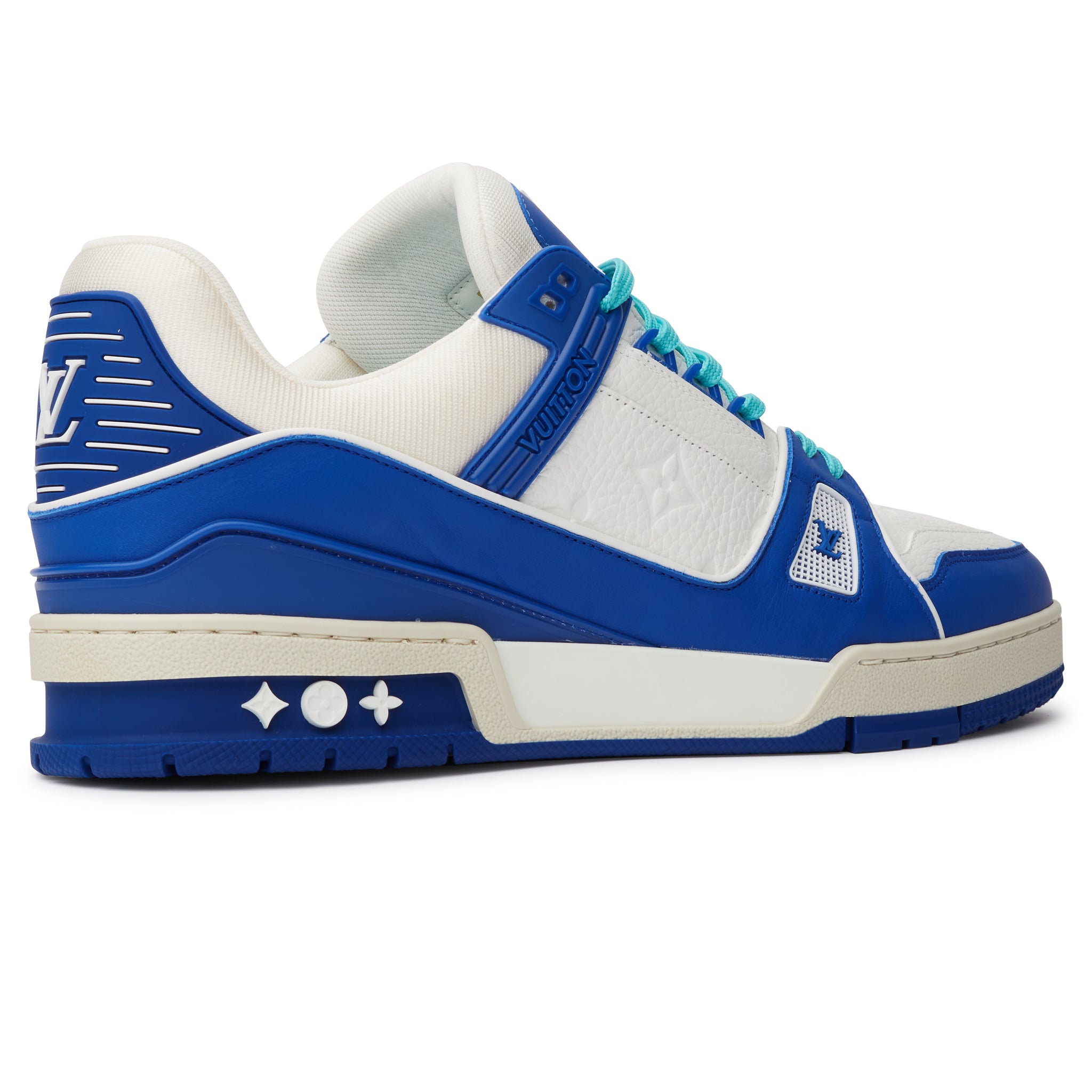 Image of Louis Vuitton LV Trainer White Blue Sneaker