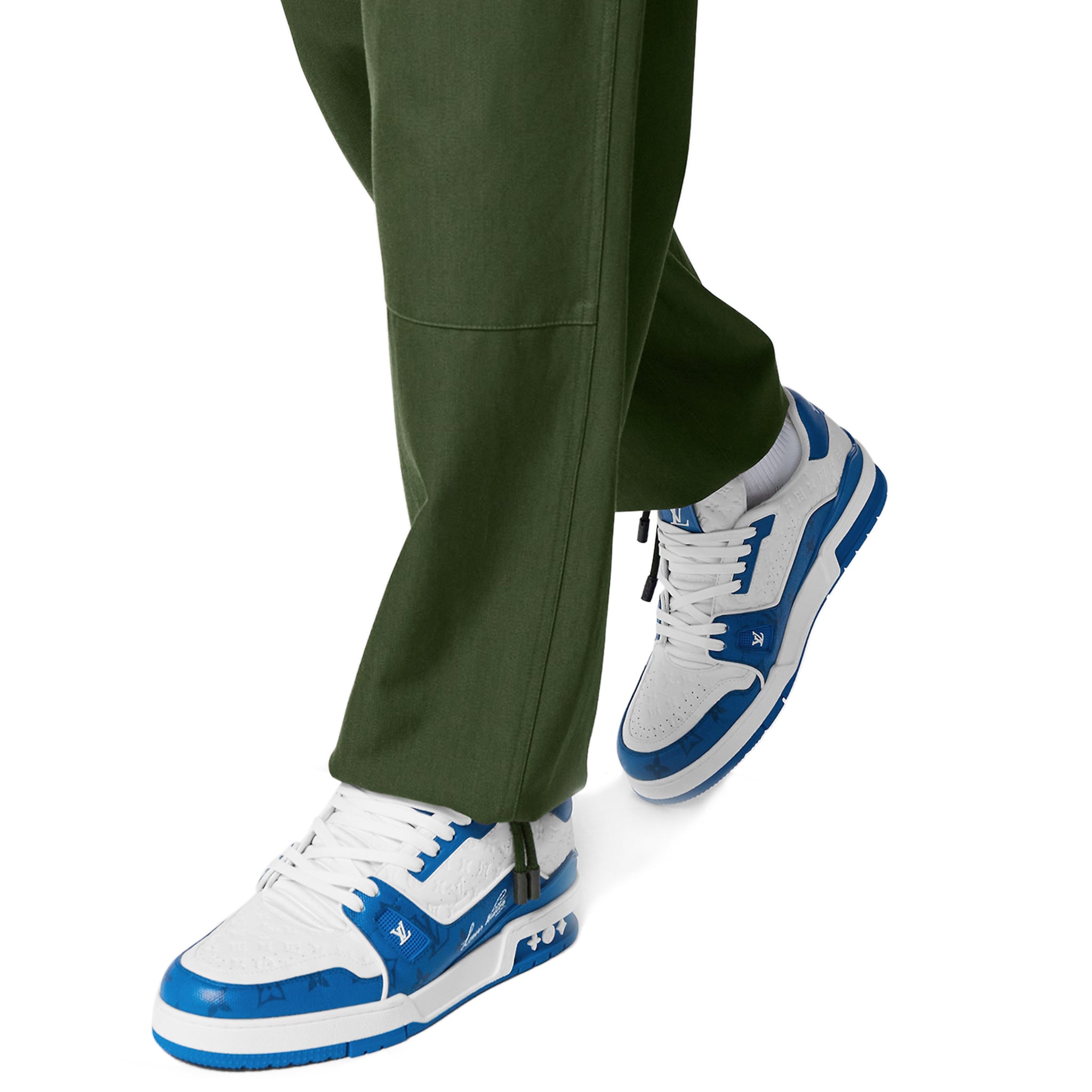 Image of Louis Vuitton LV Trainer '54' White Blue Sneaker