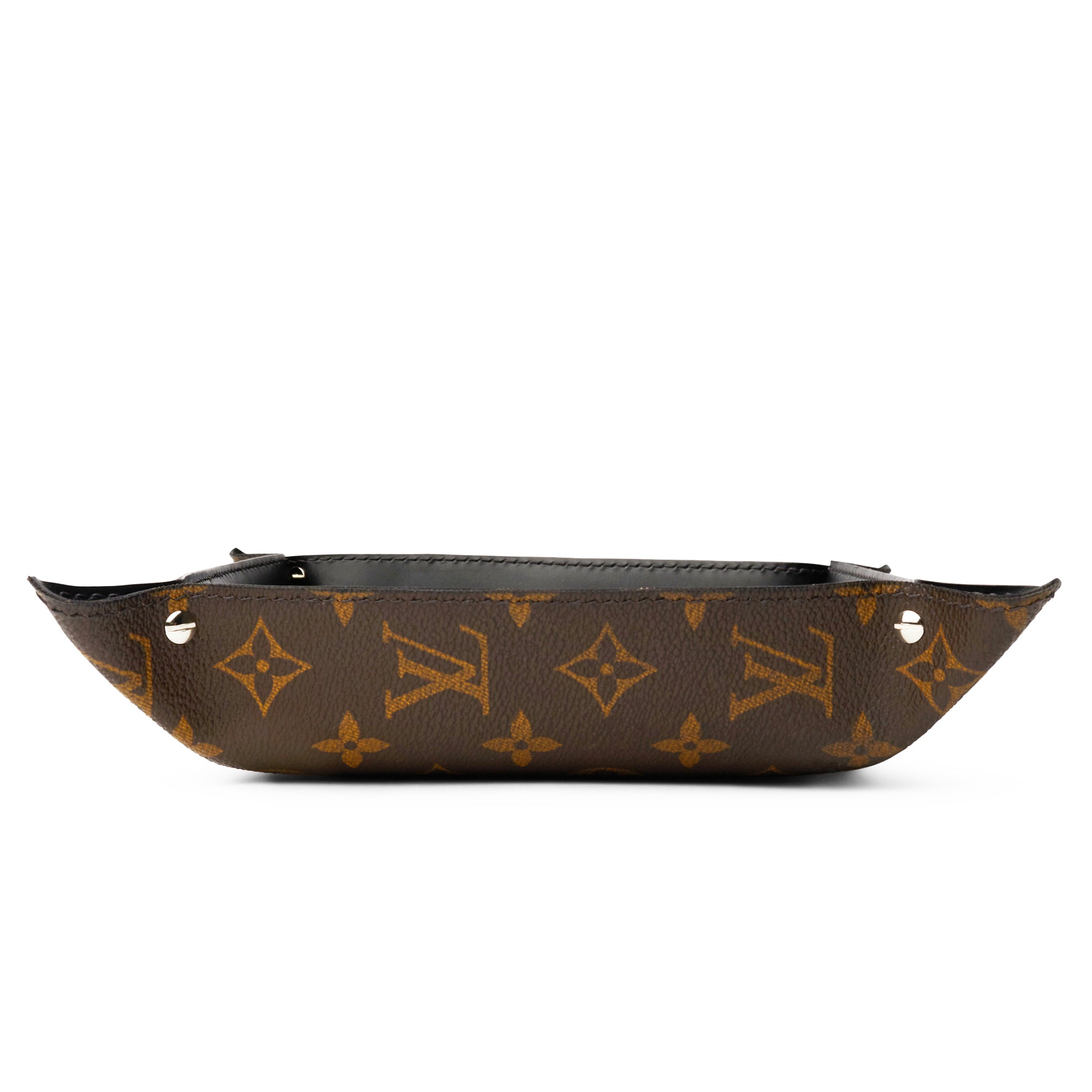 Image of Louis Vuitton Monogram Brown Custom Leather Tray