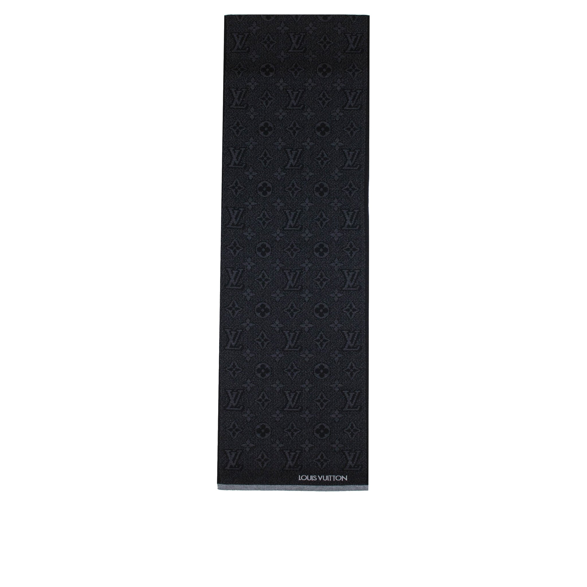 Louis Vuitton My Monogram Eclipse Scarf Black – Crepslocker
