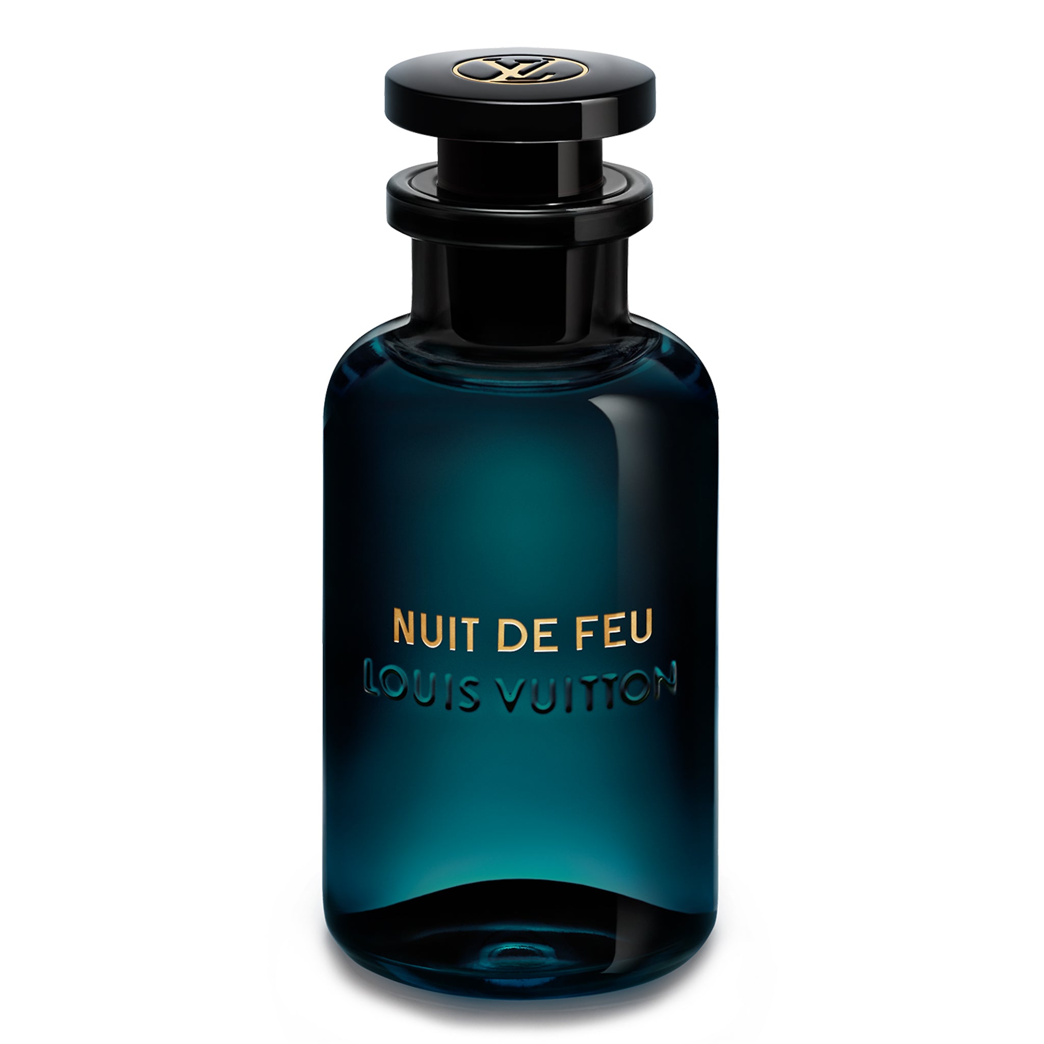Front view of Image of Louis Vuitton Nuit De Feu Oud Wood Parfum 100ml 