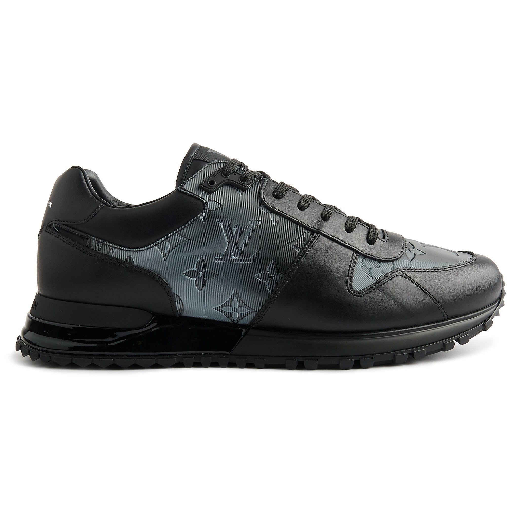 Louis Vuitton Away Black Silver Iridecscent Sneaker – Crepslocker