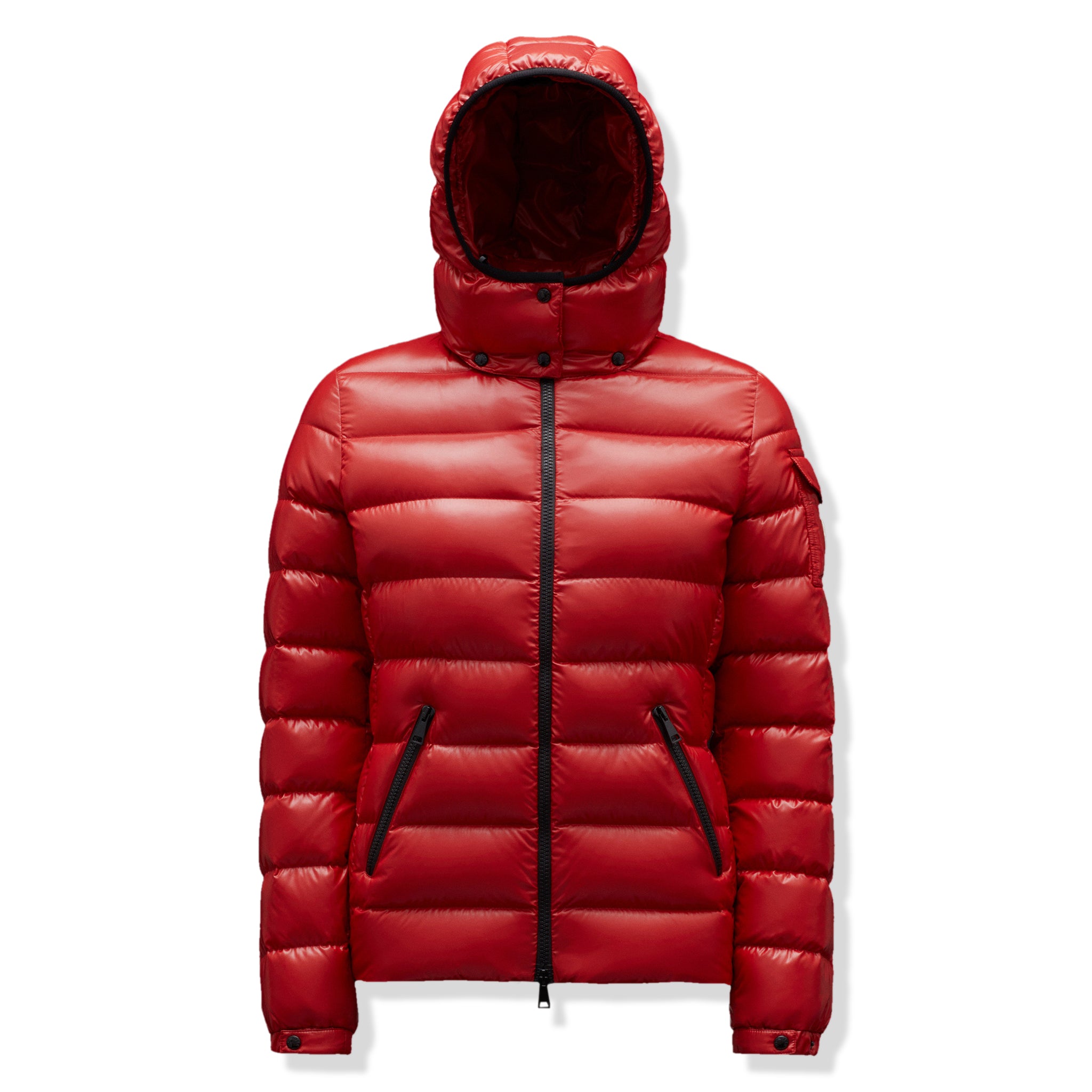 Image of Moncler Bady Short Down Jacket Red