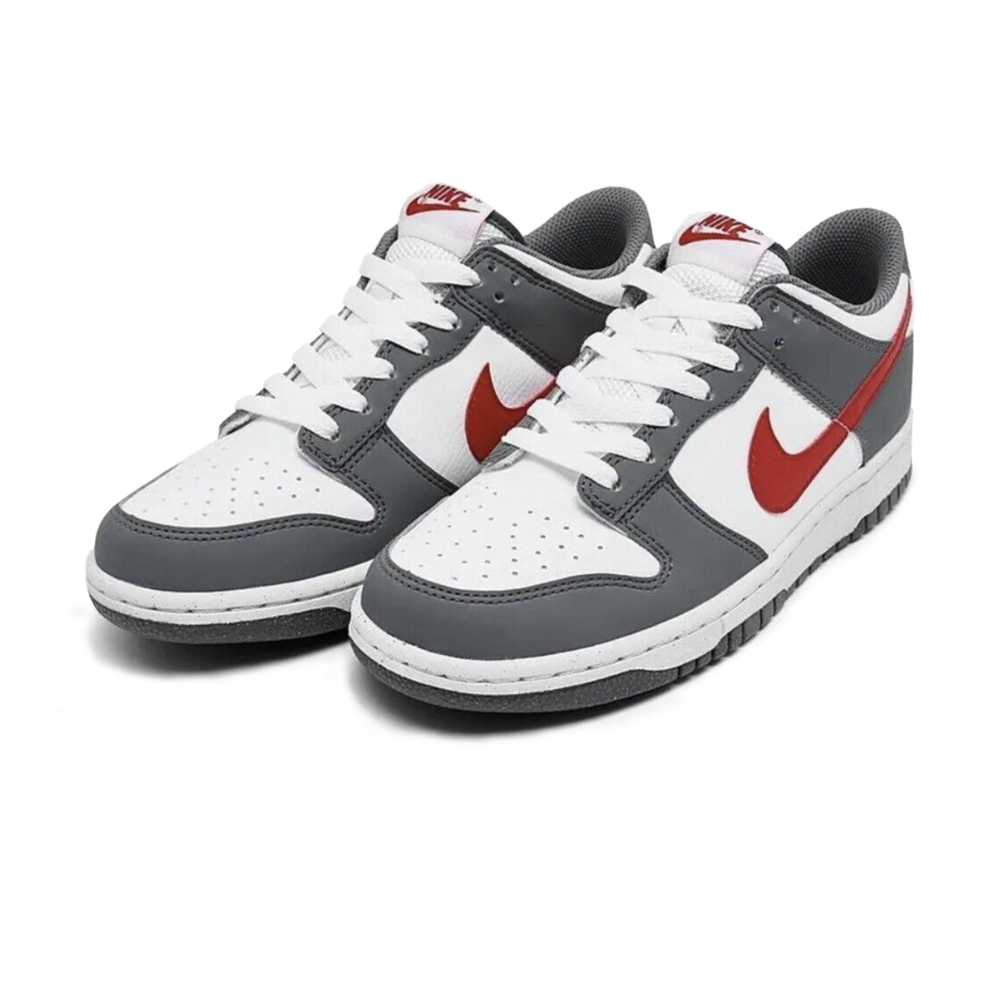 Image of Nike Dunk Low Next Nature Smoke Grey Light Crimson (GS)