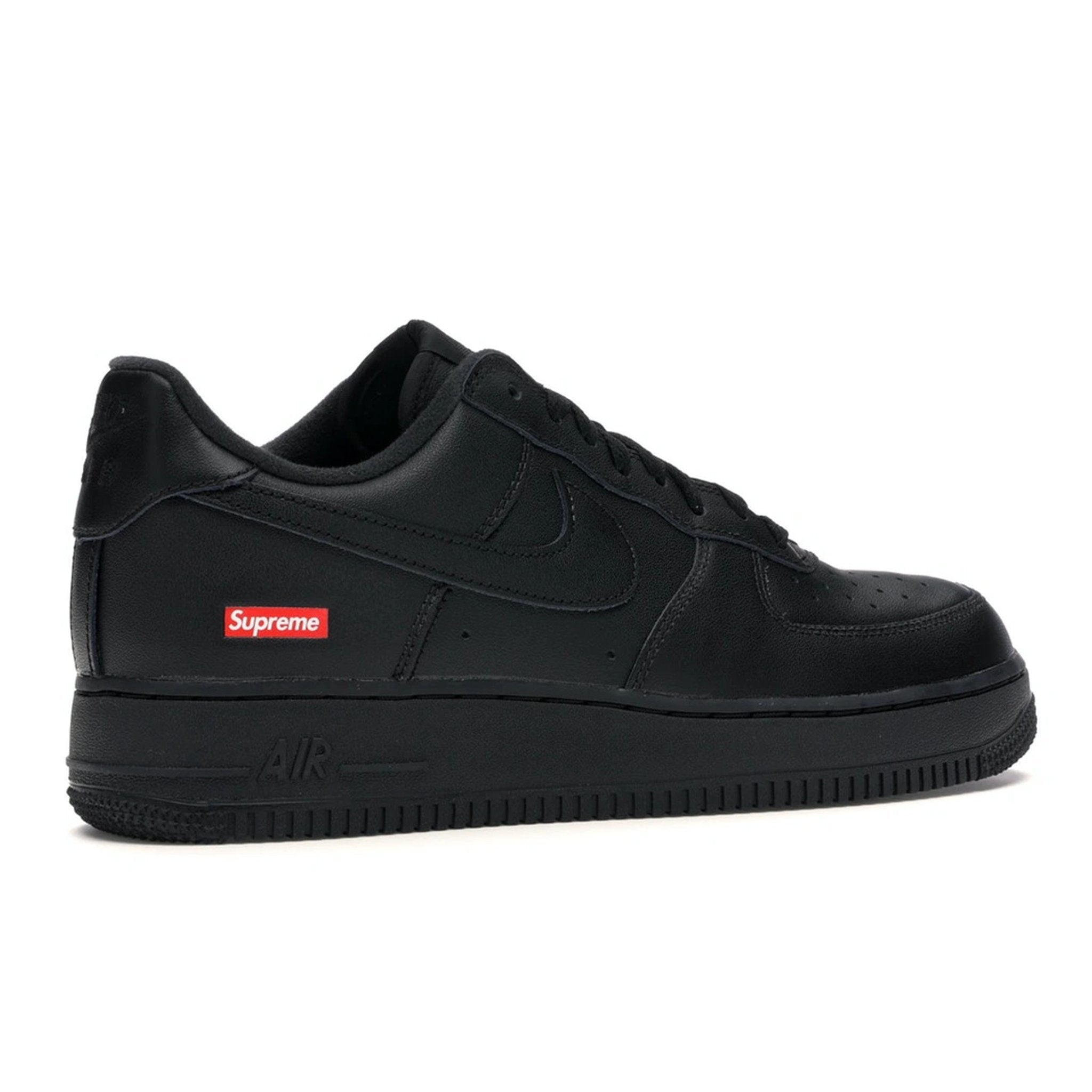 Image of Nike x Supreme Air Force 1 Low Black Box Logo