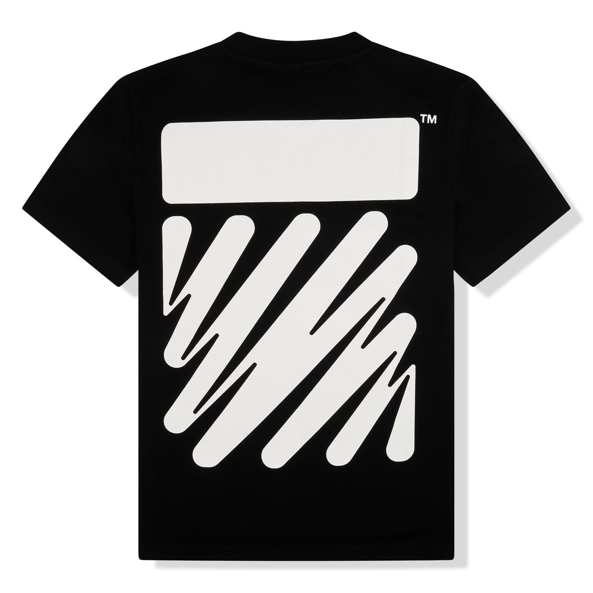 Image of Off-White Waves Diagonals Black T Shirt