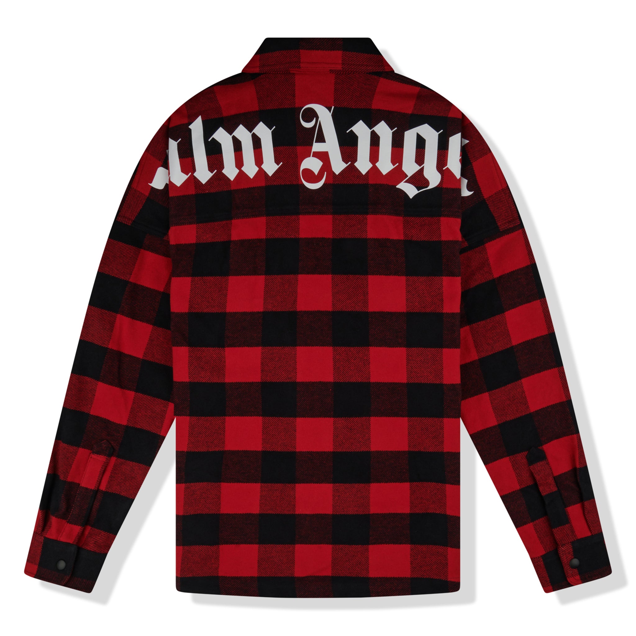 Image of Palm Angels Check Flannel Red Shirt