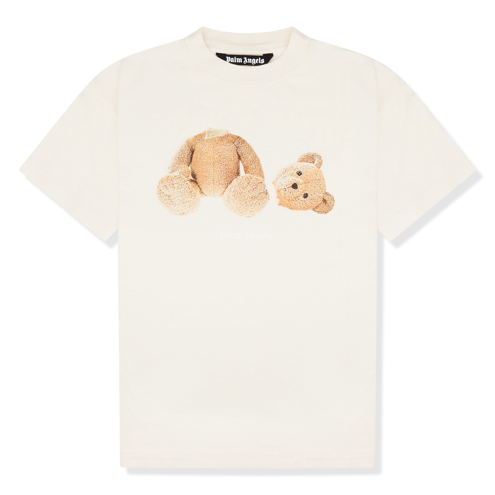 Image of Palm Angels Kill the Bear Butter Brown T Shirt