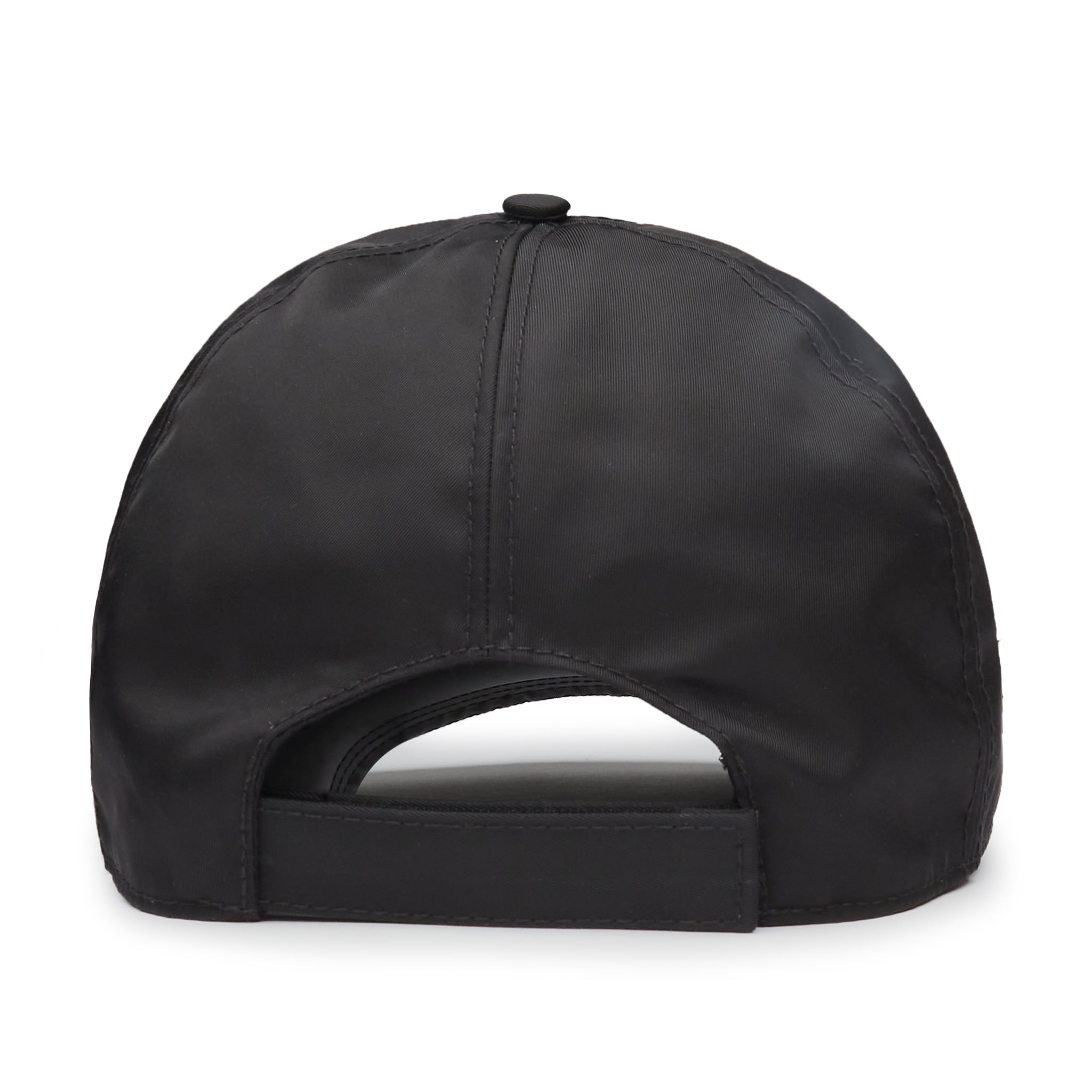 Image of Prada Re-Nylon Black Baseball Cap