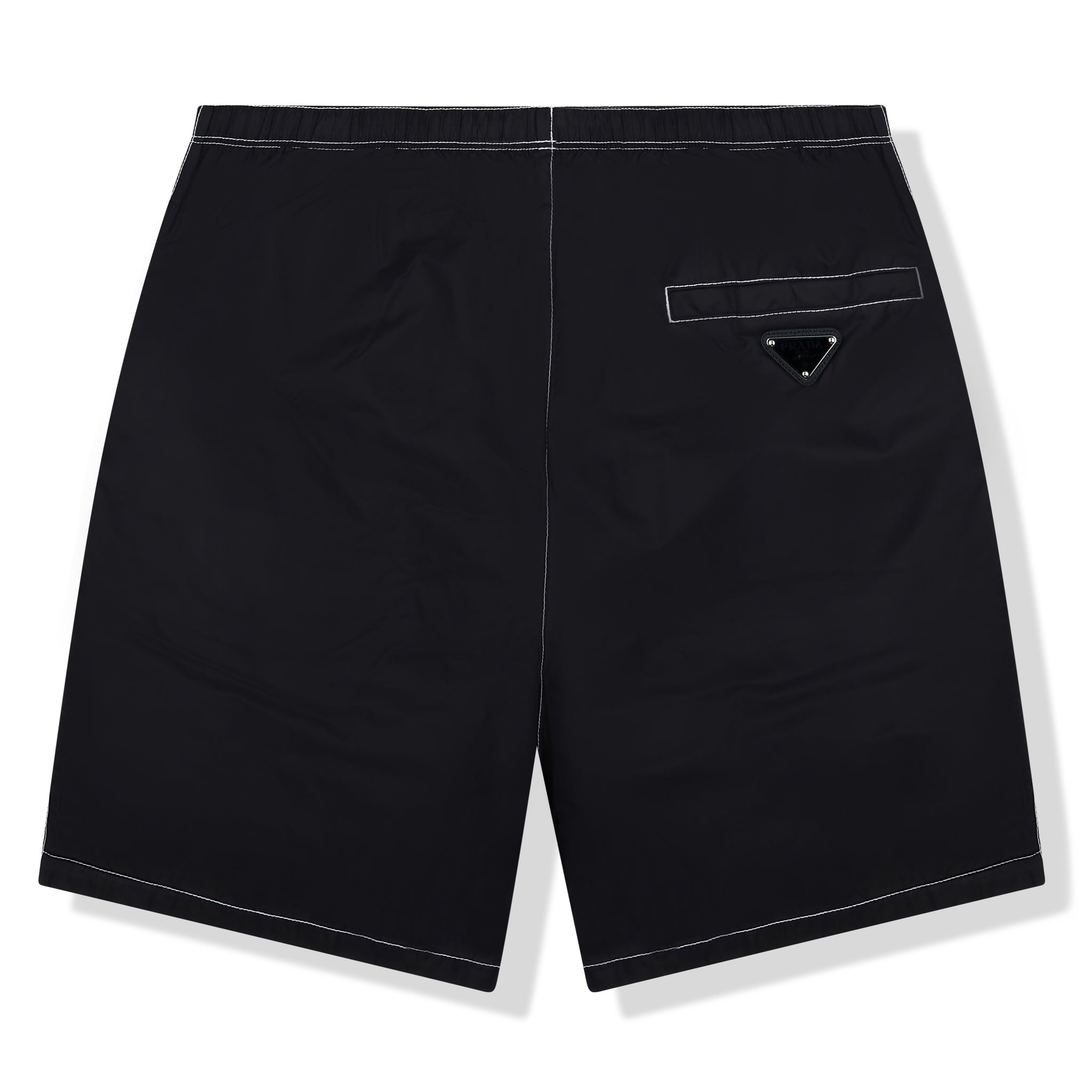 Image of Prada Re-Nylon Black Swim Shorts