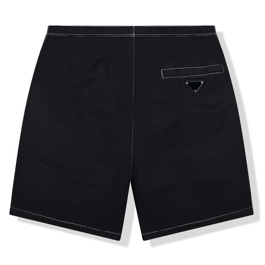 Prada Re-Nylon Black Swim Shorts