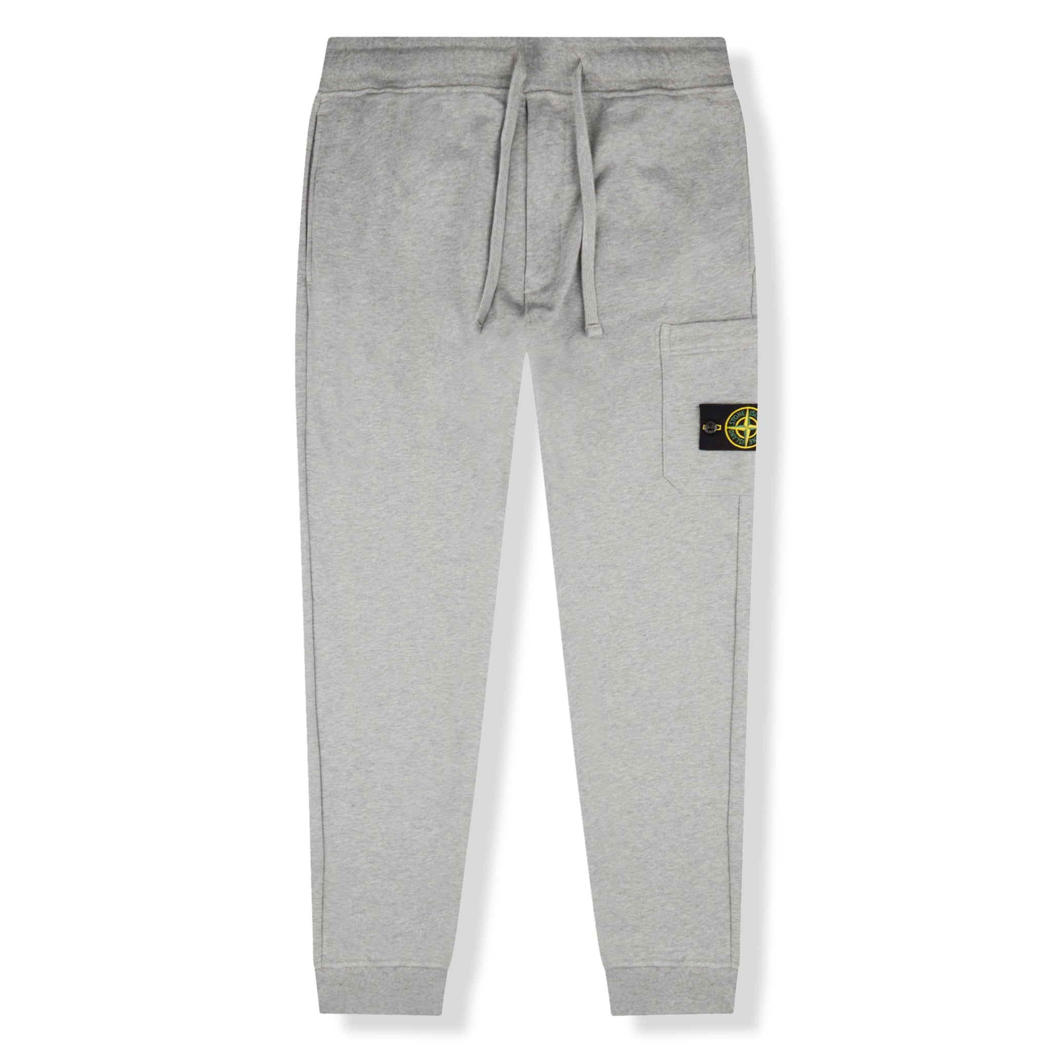 Image of Stone Island Logo Grey Sweatpants