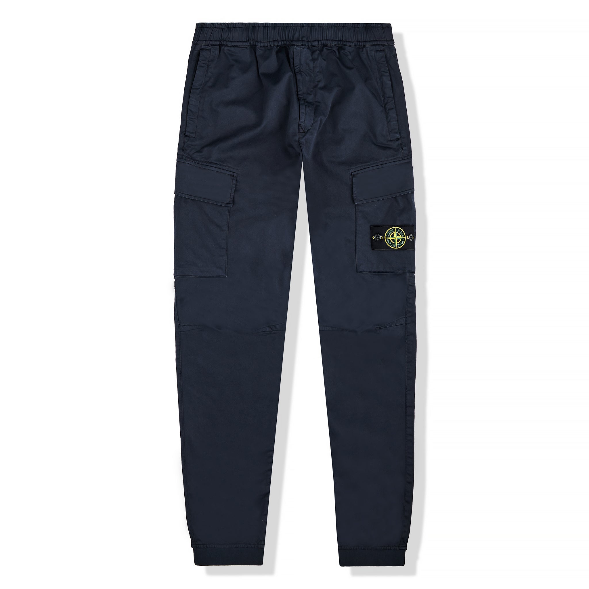 Image of Stone Island Navy Stretch Cargo Trousers