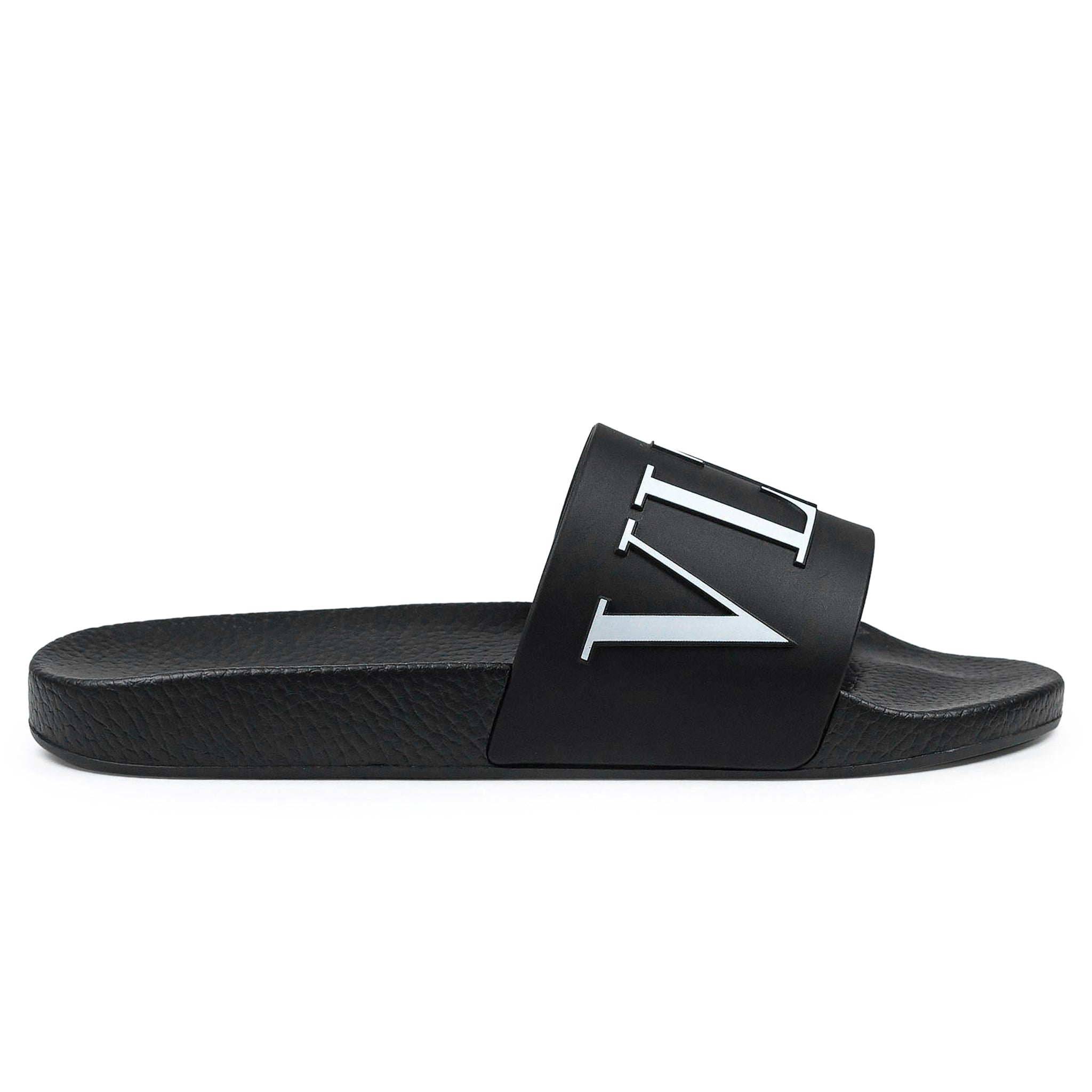 Image of Valentino VLTN Black Pool Slides