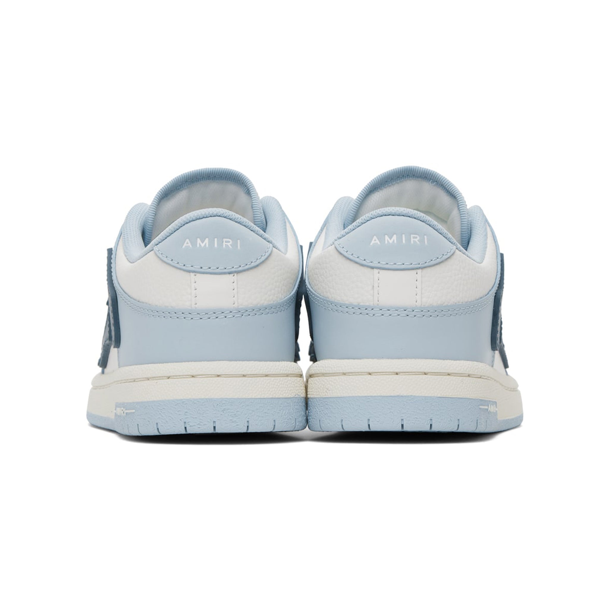 Image of Amiri Skeleton Low Top Baby Blue White Sneaker