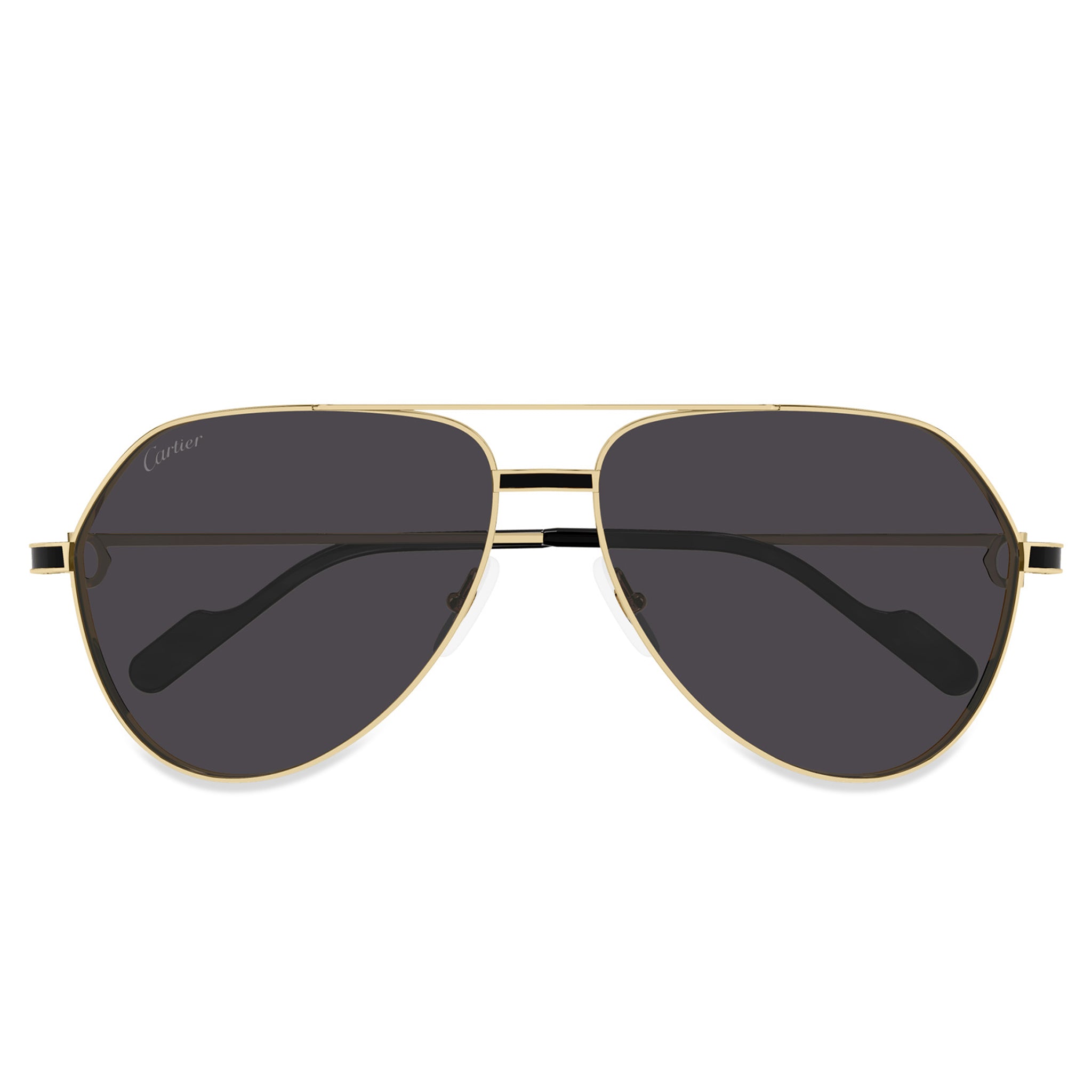 Image of Cartier Eyewear CT0334S Premier De Cartier Gold Grey Sunglasses