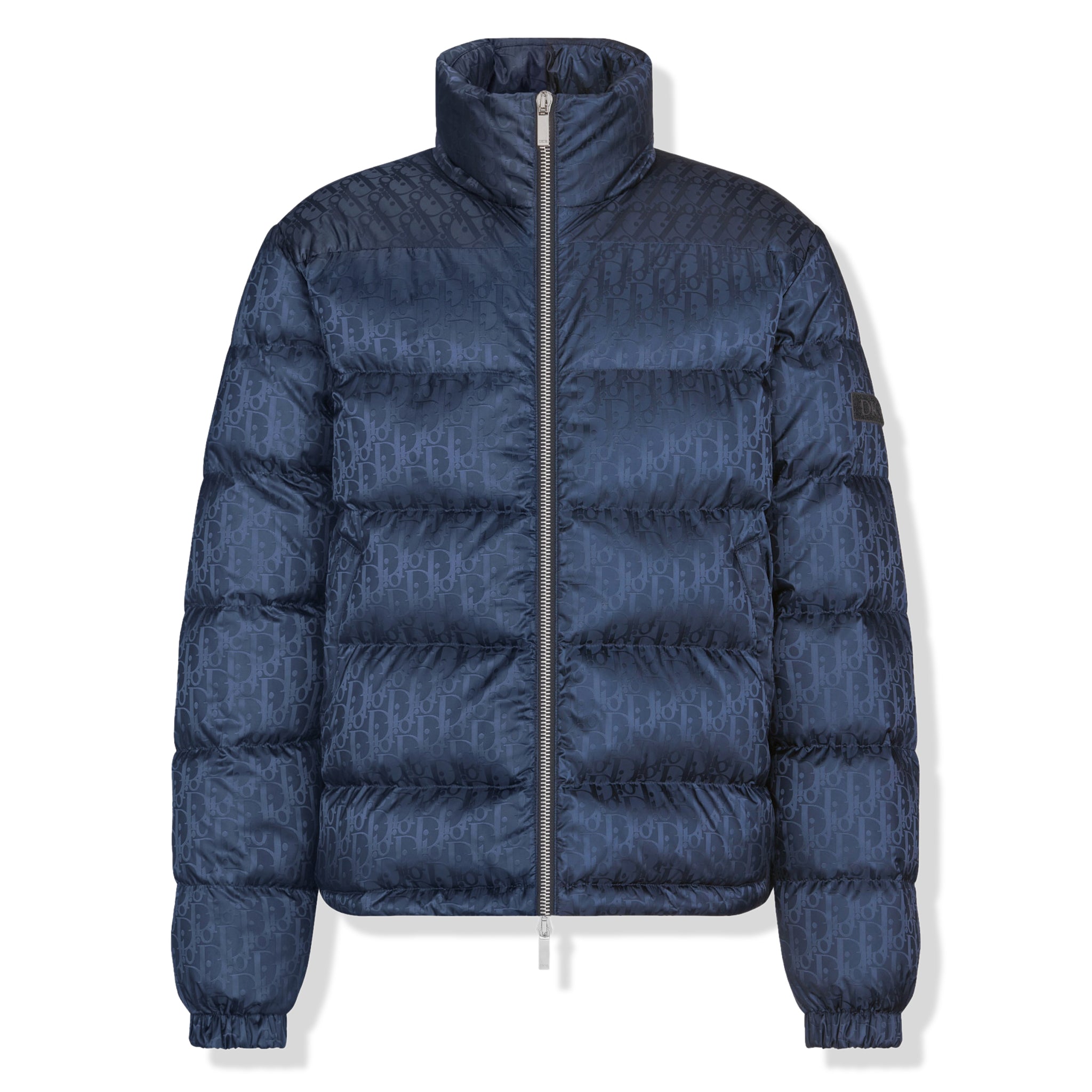 Image of Dior Oblique Blouson Navy Jacket