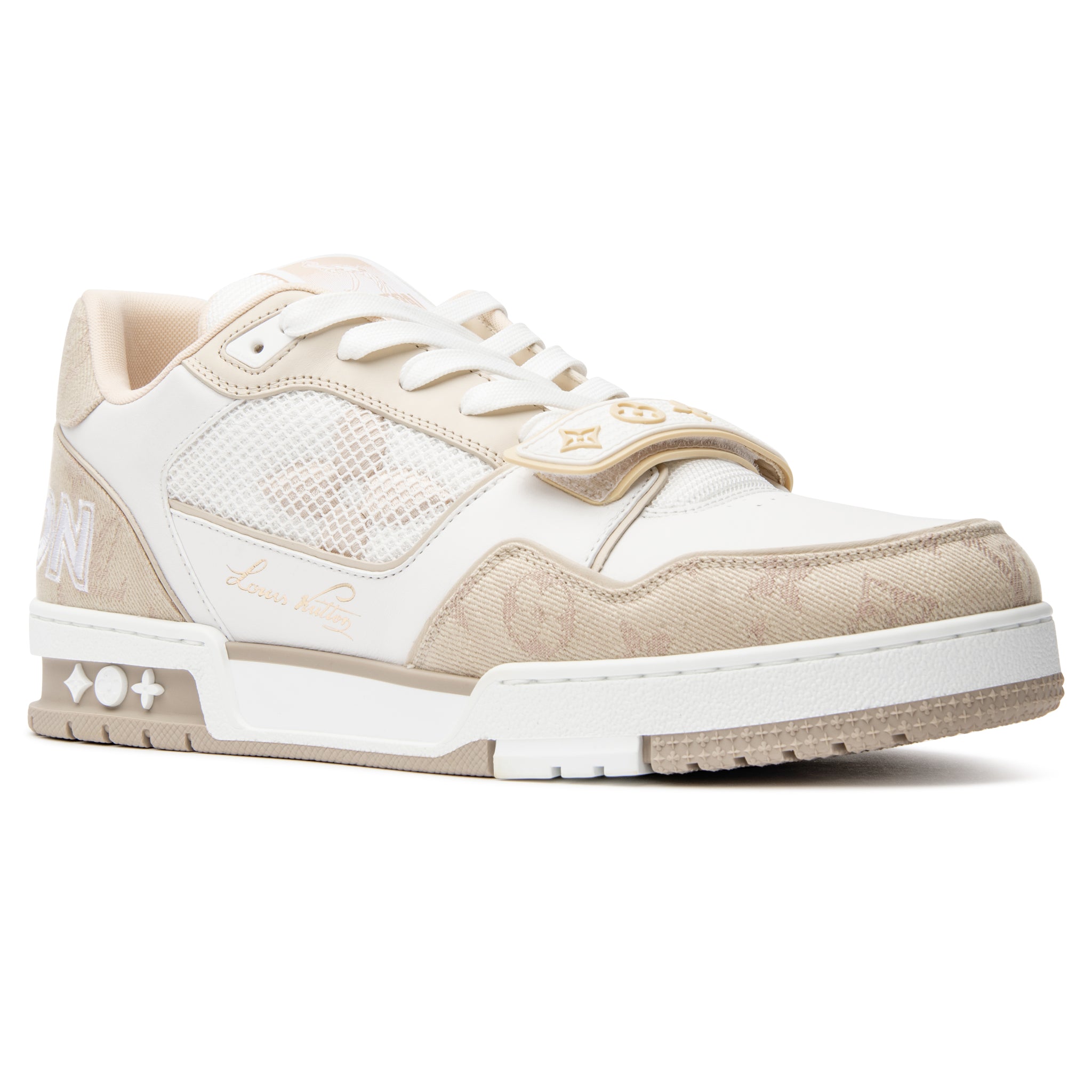 Image of Louis Vuitton LV Monogram Beige Sneaker