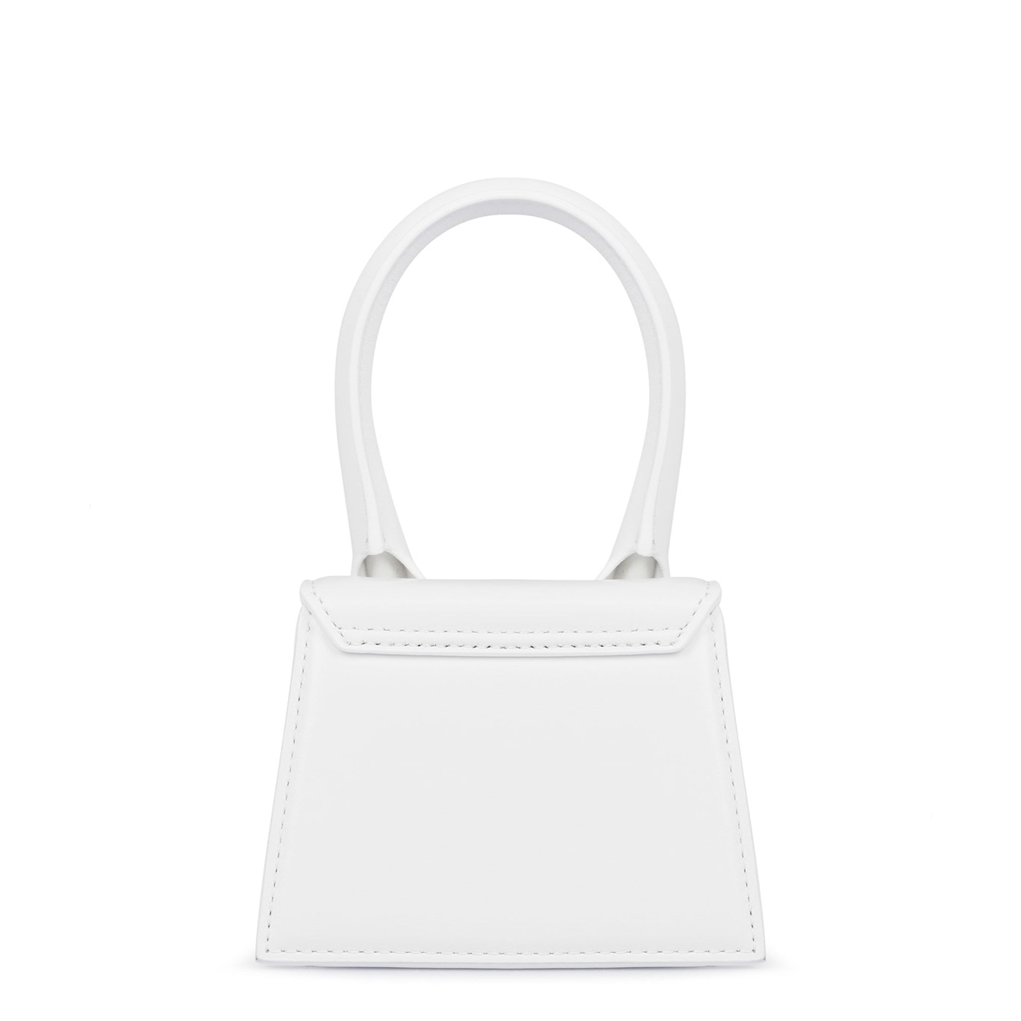 Image of Jacquemus Le Chiquito White Mini Leather Bag