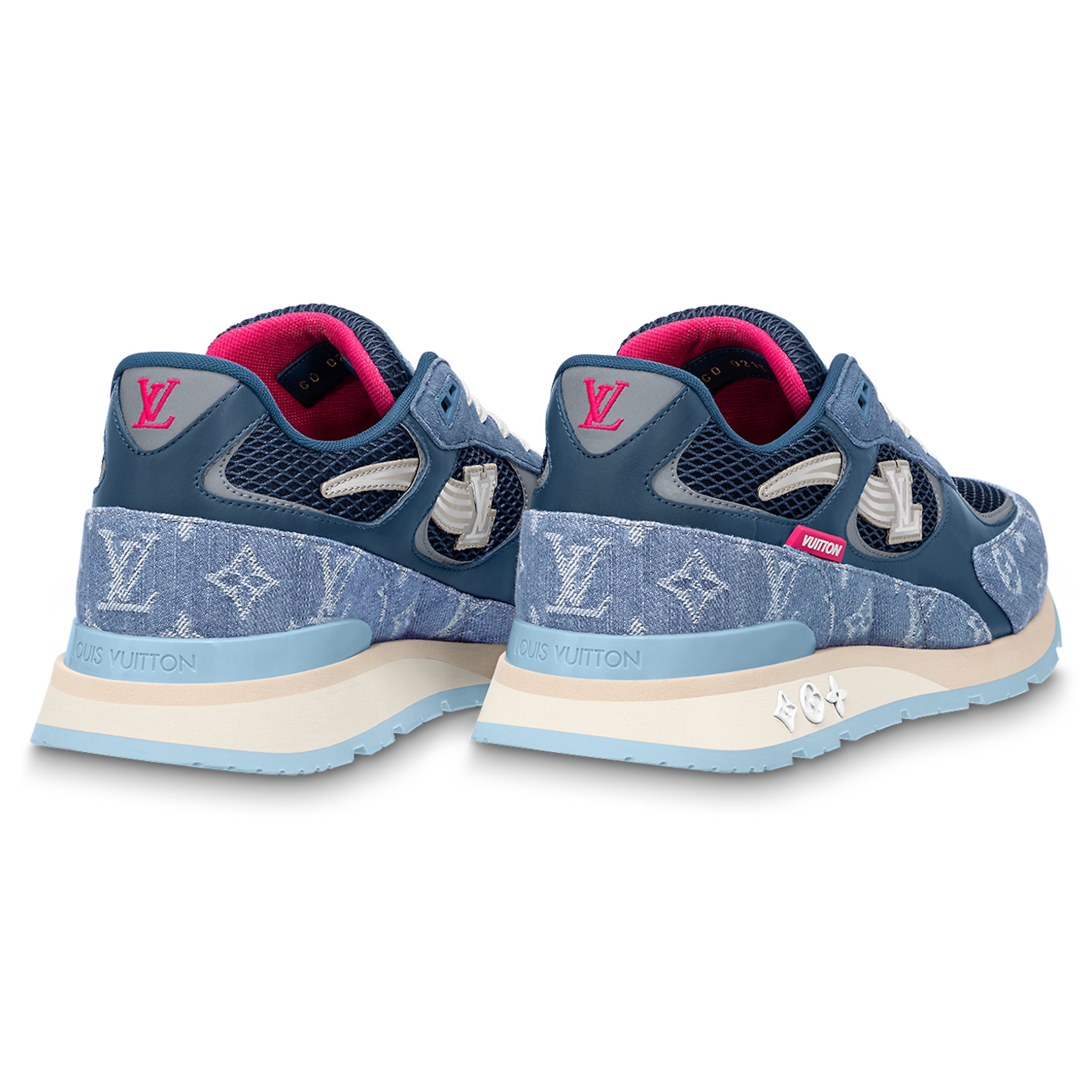 Image of Louis Vuitton LV Run Away Blue Sneaker