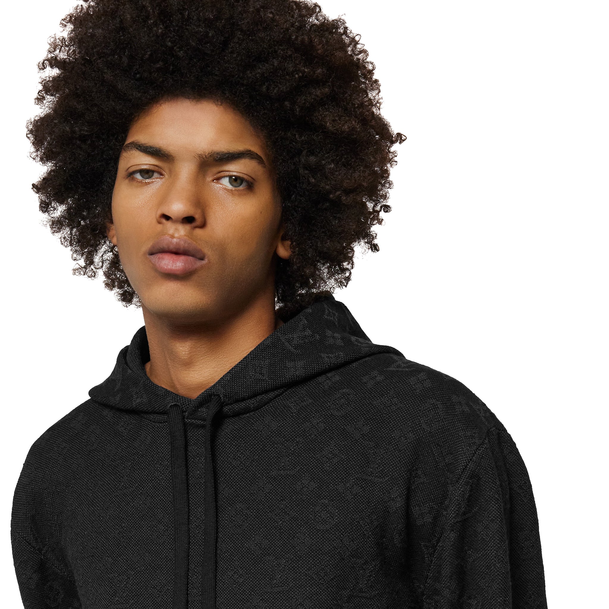 Image of Louis Vuitton Monogram Anthracite Grey Hoodie