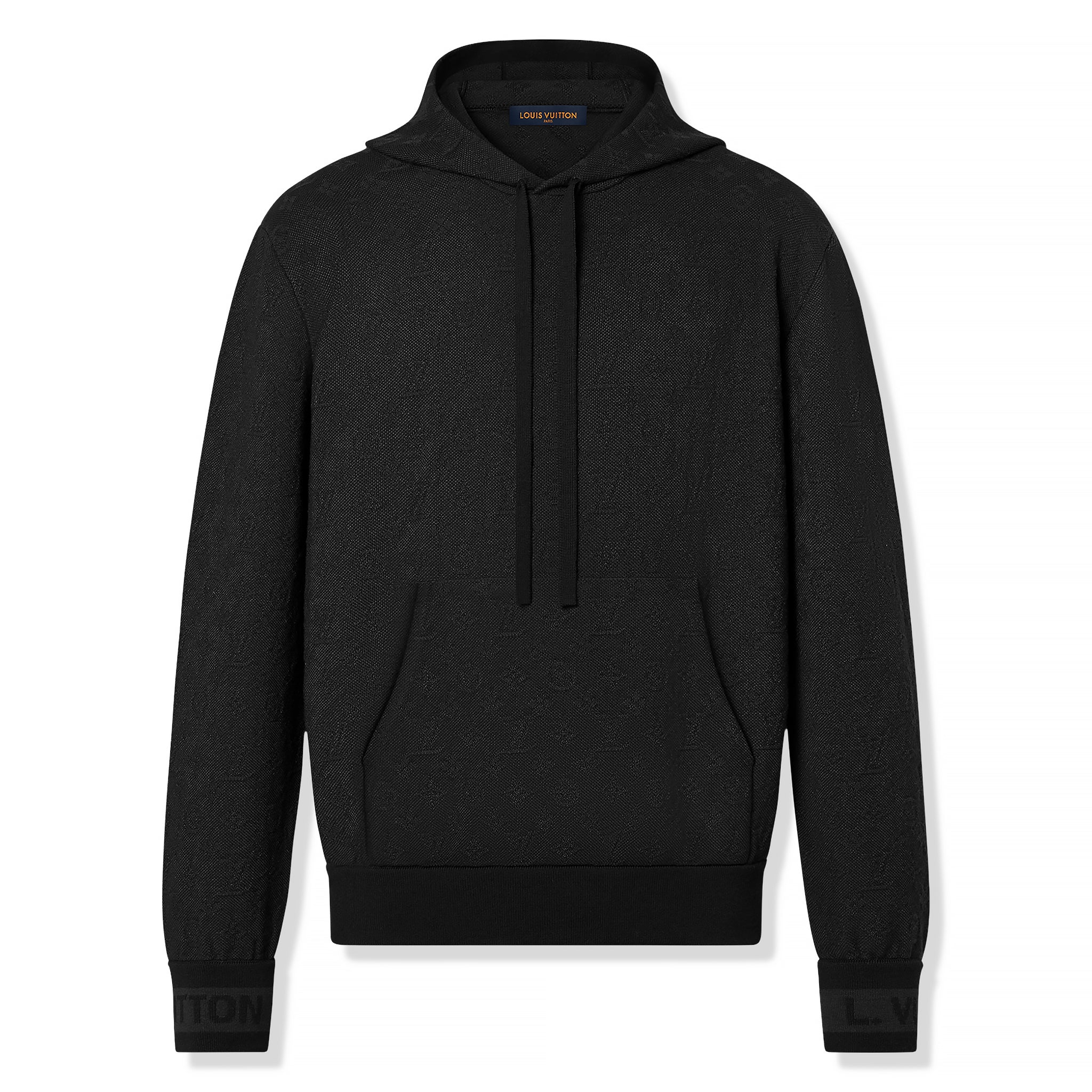 Image of Louis Vuitton Monogram Anthracite Grey Hoodie
