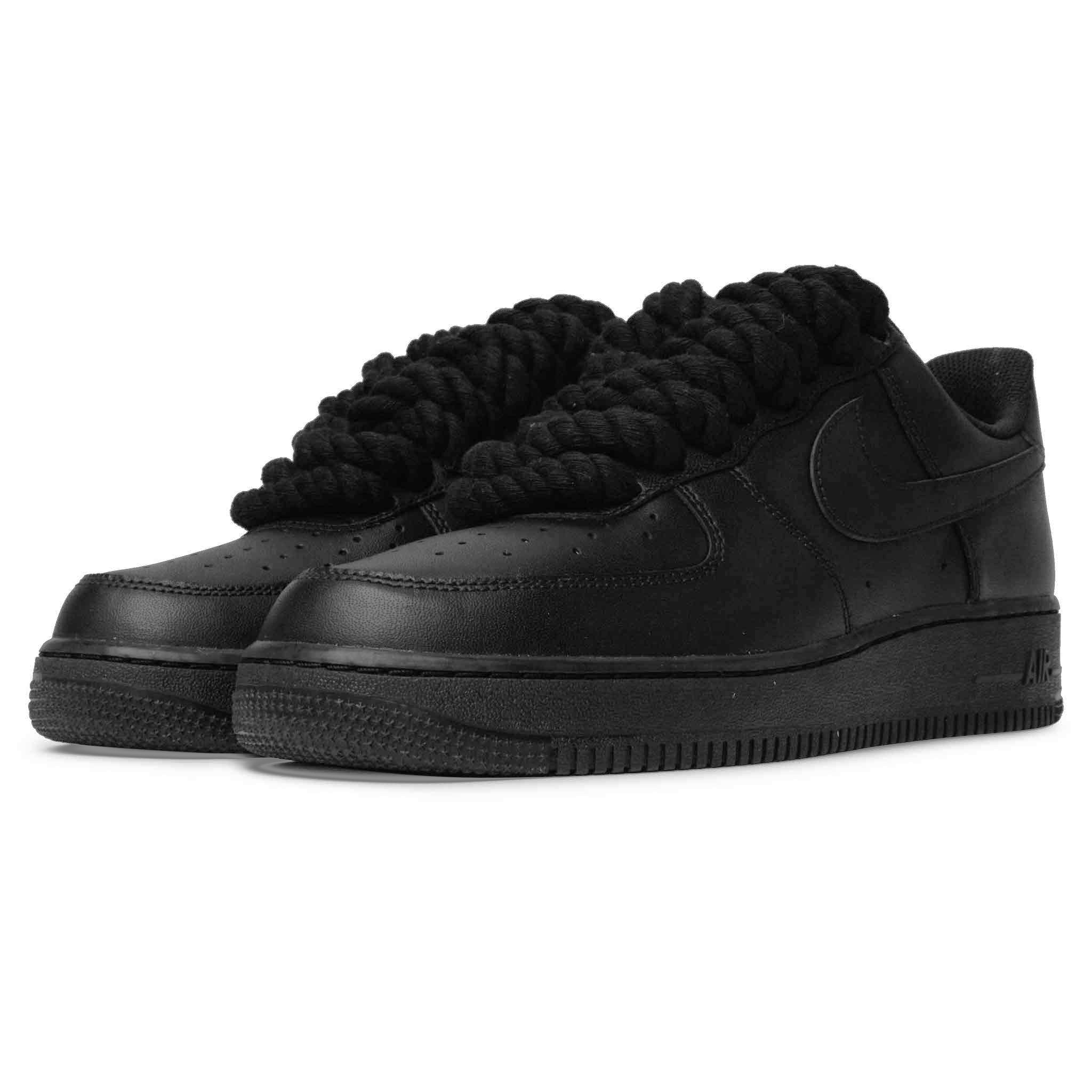 Image of Nike Air Force 1 Low Rope Lace Black