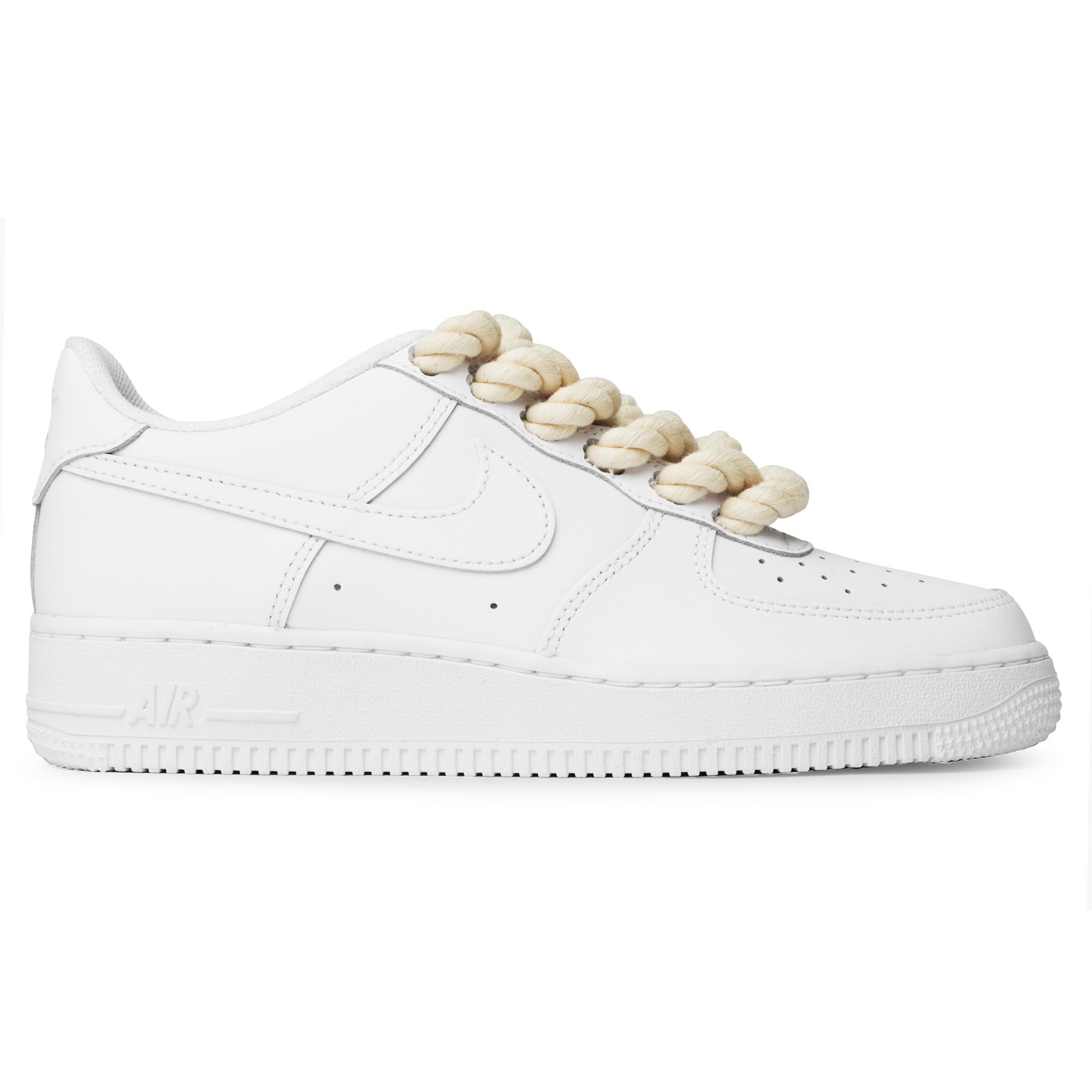 Nike Shoes Youth 4 Air Force 1 Triple White Sneakers Lace Up