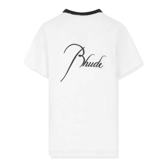 Rhude Raglan Logo Black White T Shirt