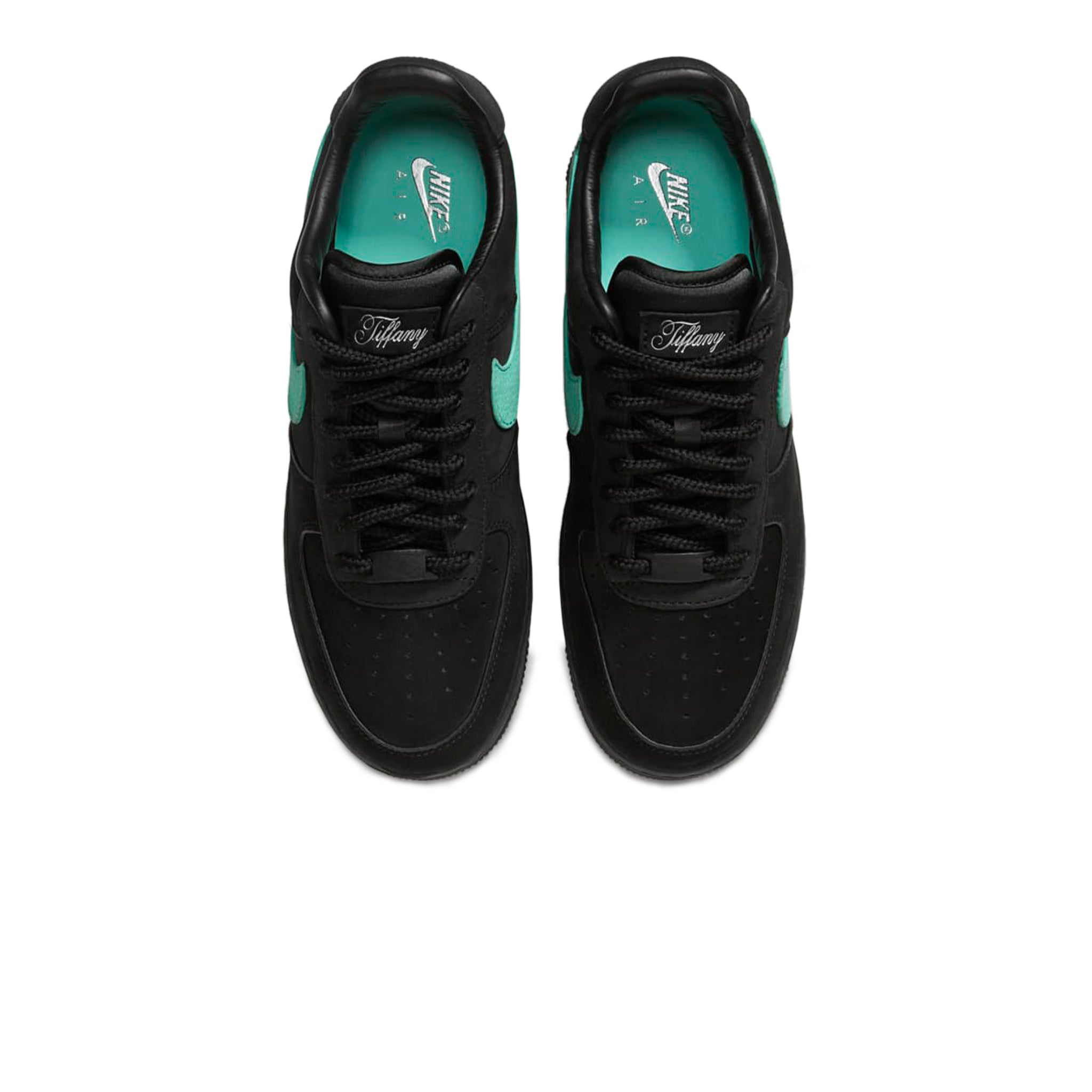 Image of Tiffany & Co. x Nike Air Force 1 Low Black Tiffany Blue