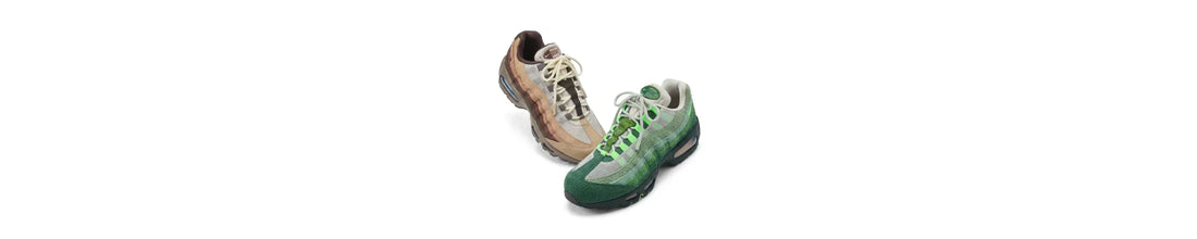 crepslocker Ducks of a Feather x Nike Air Max 95 The Woods & Lumber Yard IQ3986-300  IQ3988-001