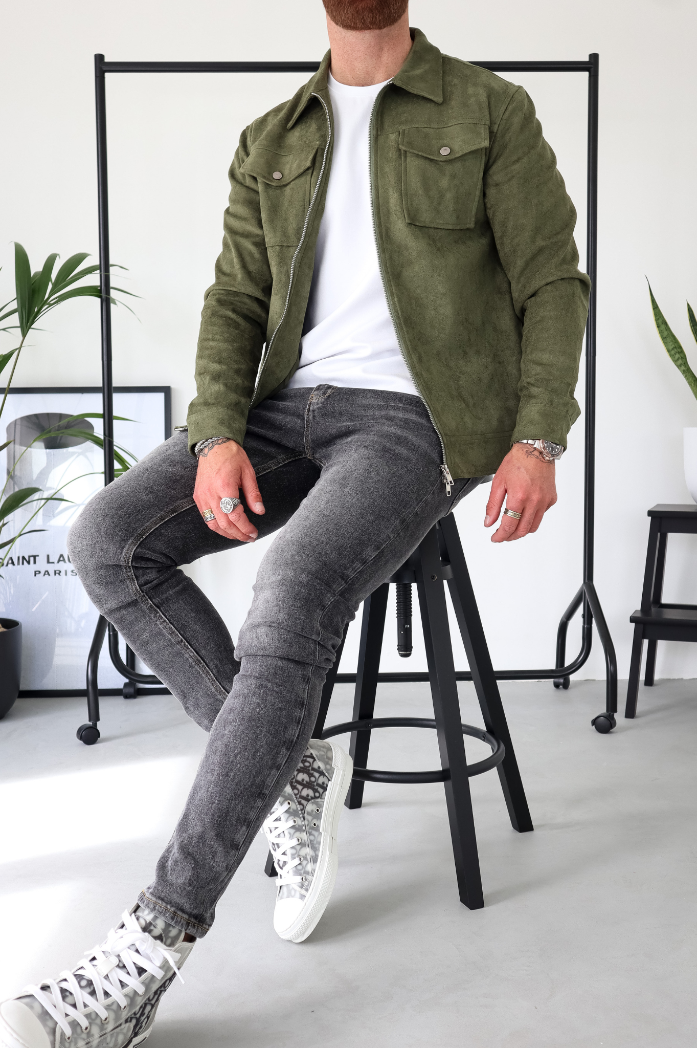 CAPO Suede Olive Jacket