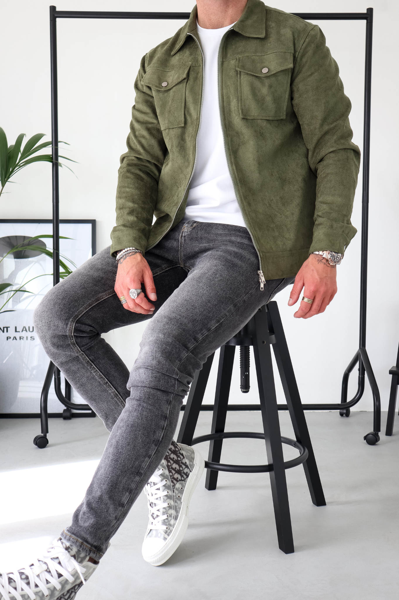 CAPO Suede Olive Jacket